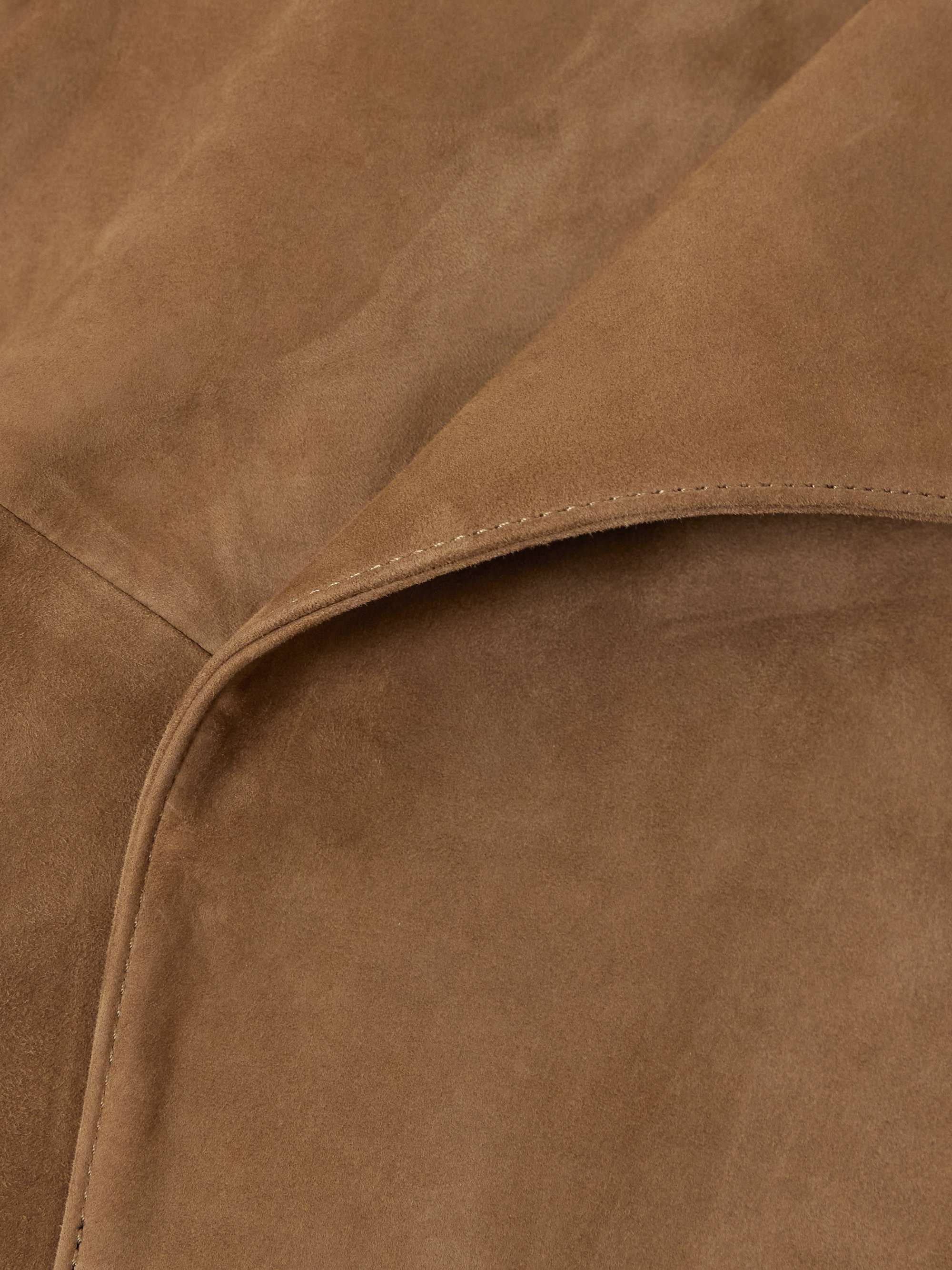 Althea belted suede coat view