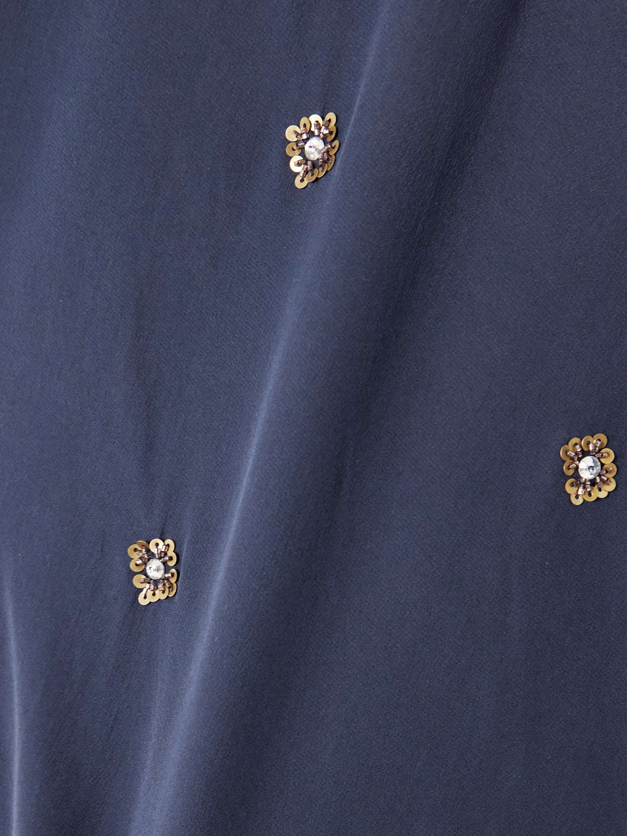 Adele embellished silk maxi dress view
