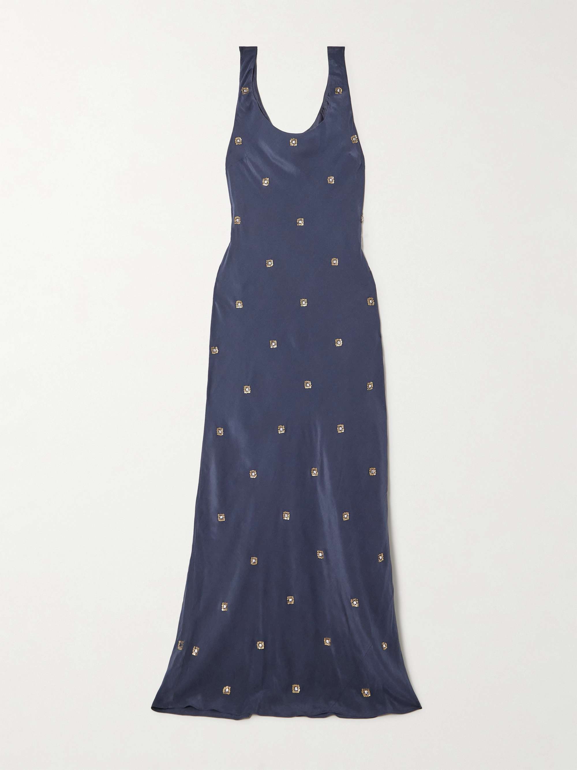 Adele embellished silk maxi dress view