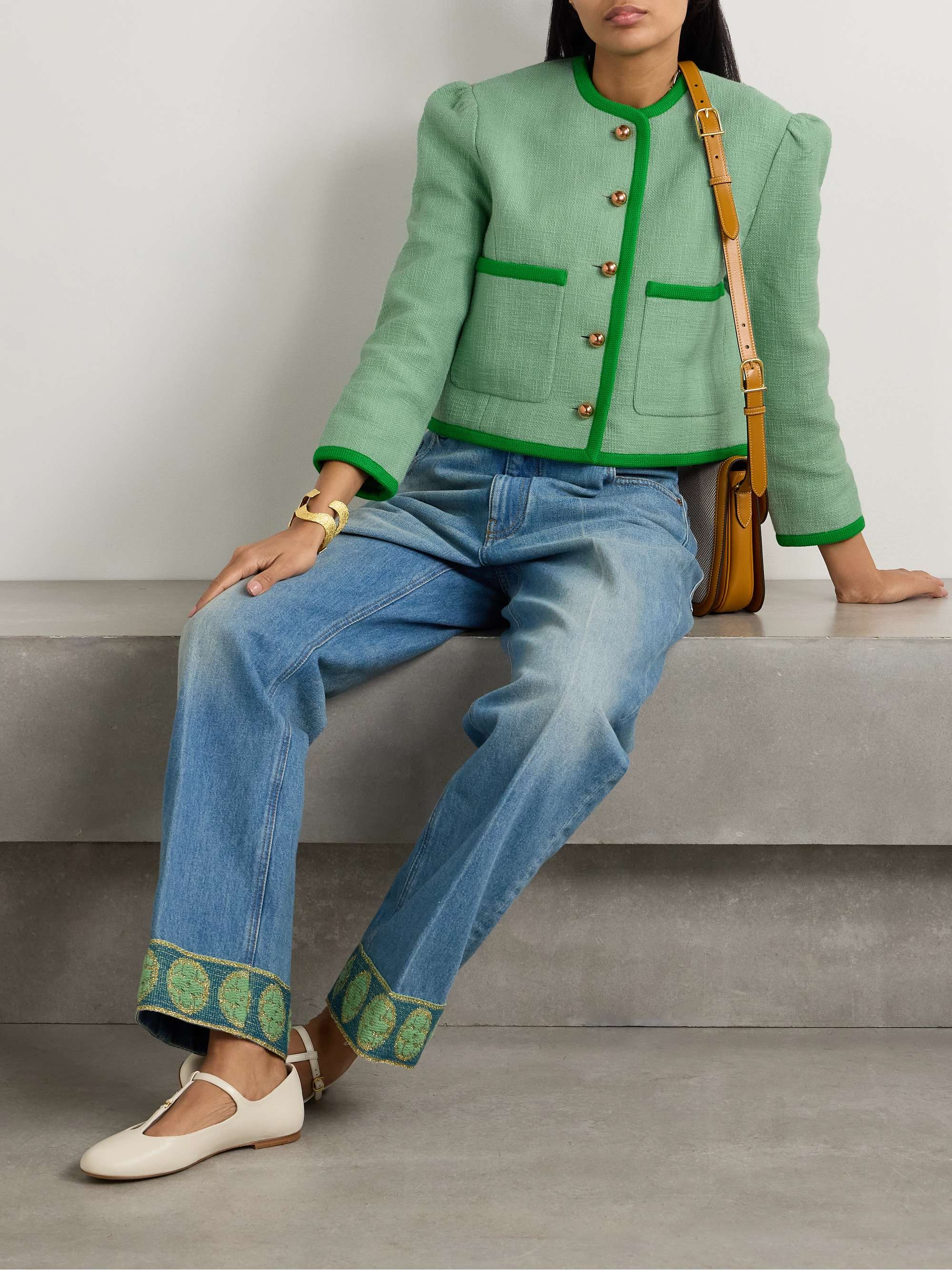 Dorian cropped cotton-canvas jacket view