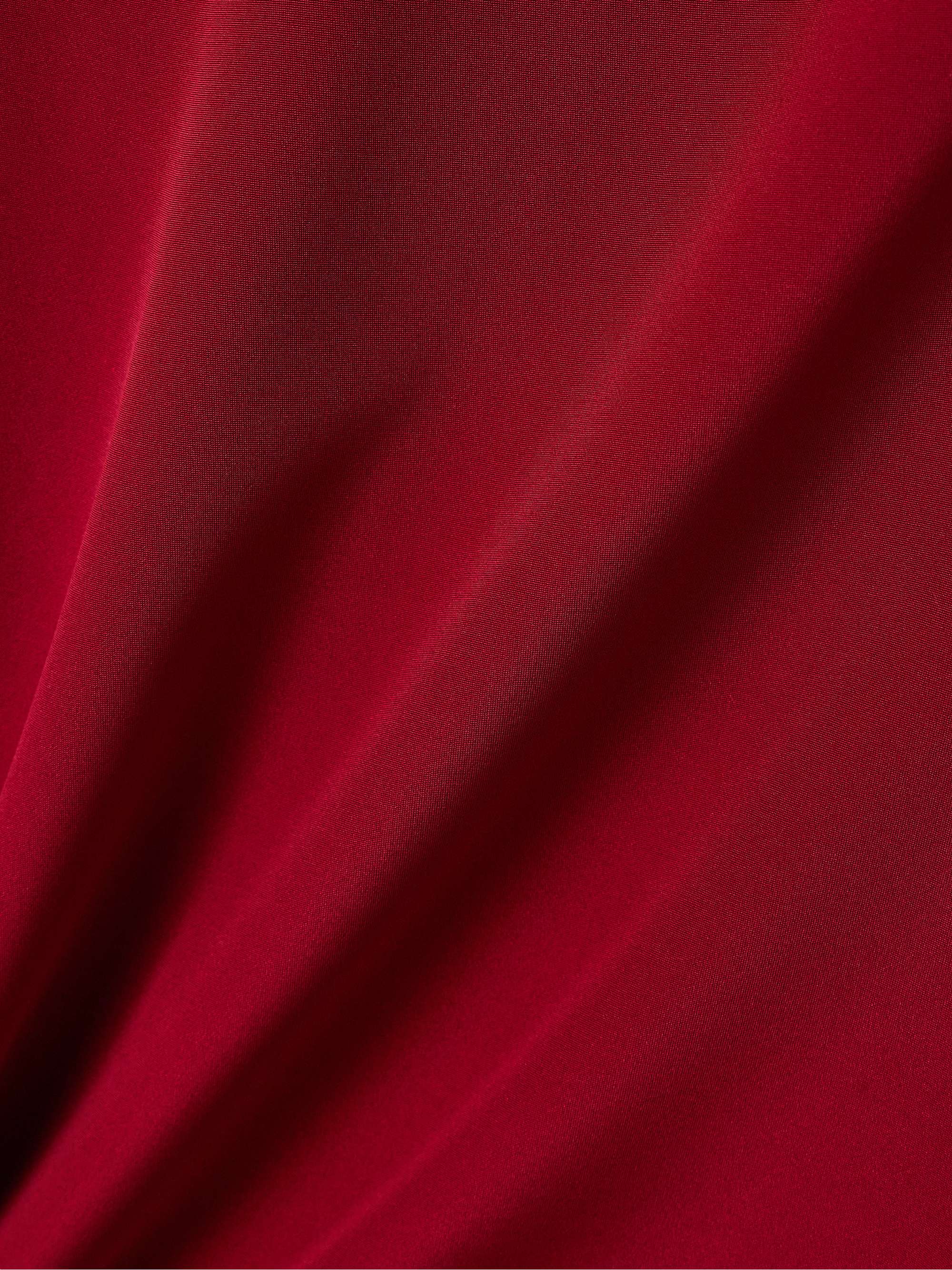 Danielle silk-cady and organza midi dress view