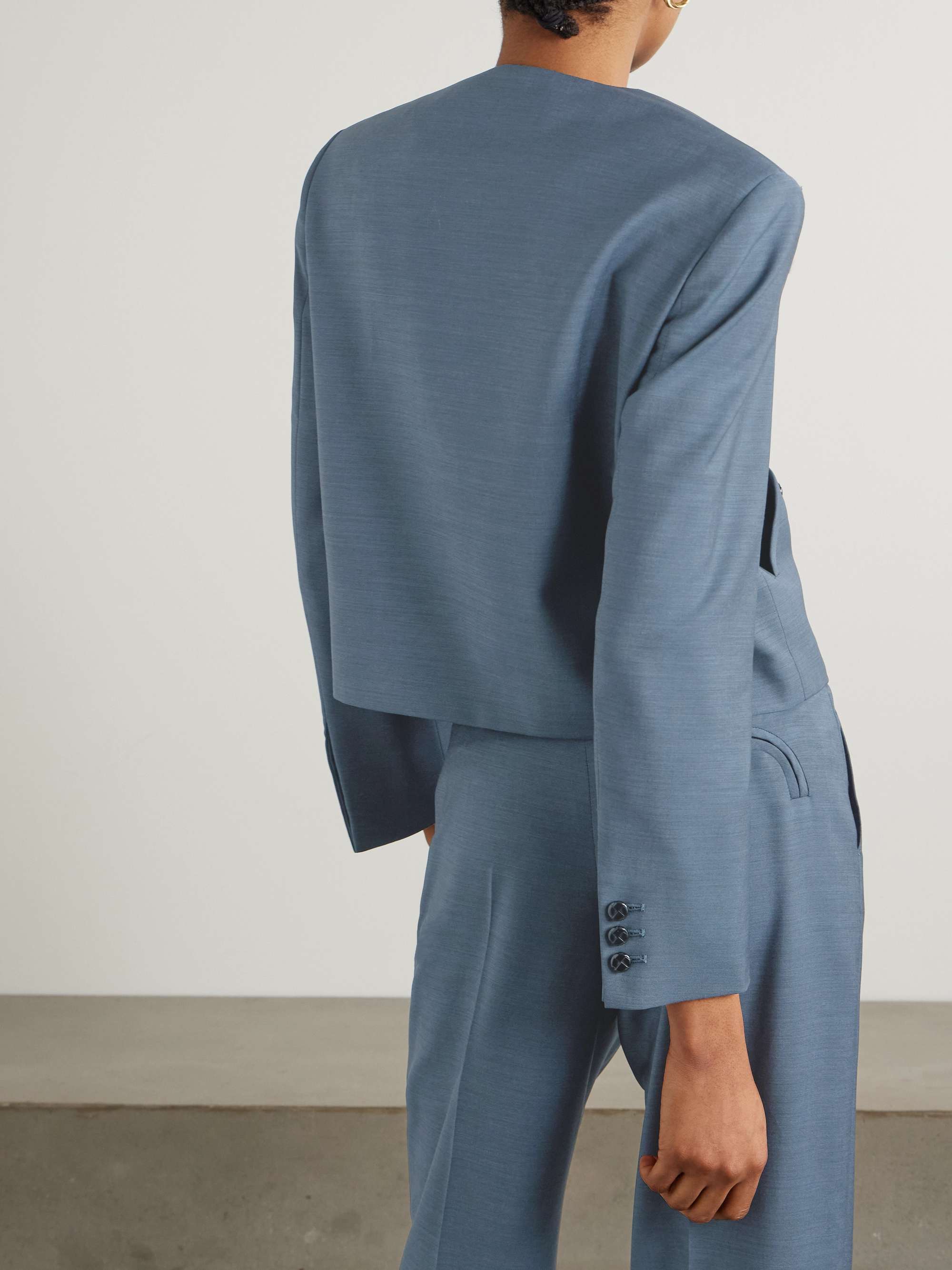 Aile Shamo wool and mohair-blend jacket view
