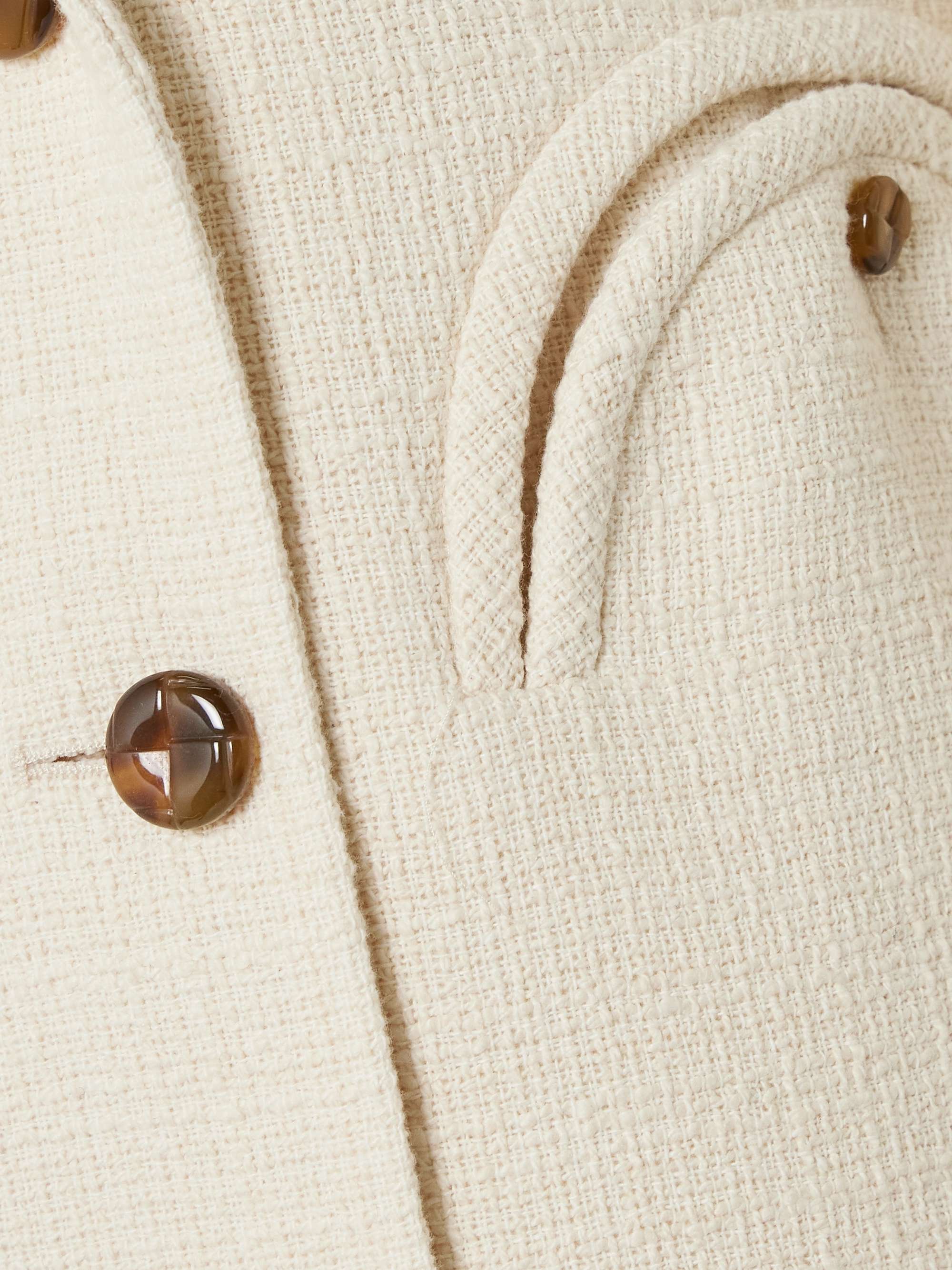 Missy Everynight double-breasted cotton-blend tweed blazer view