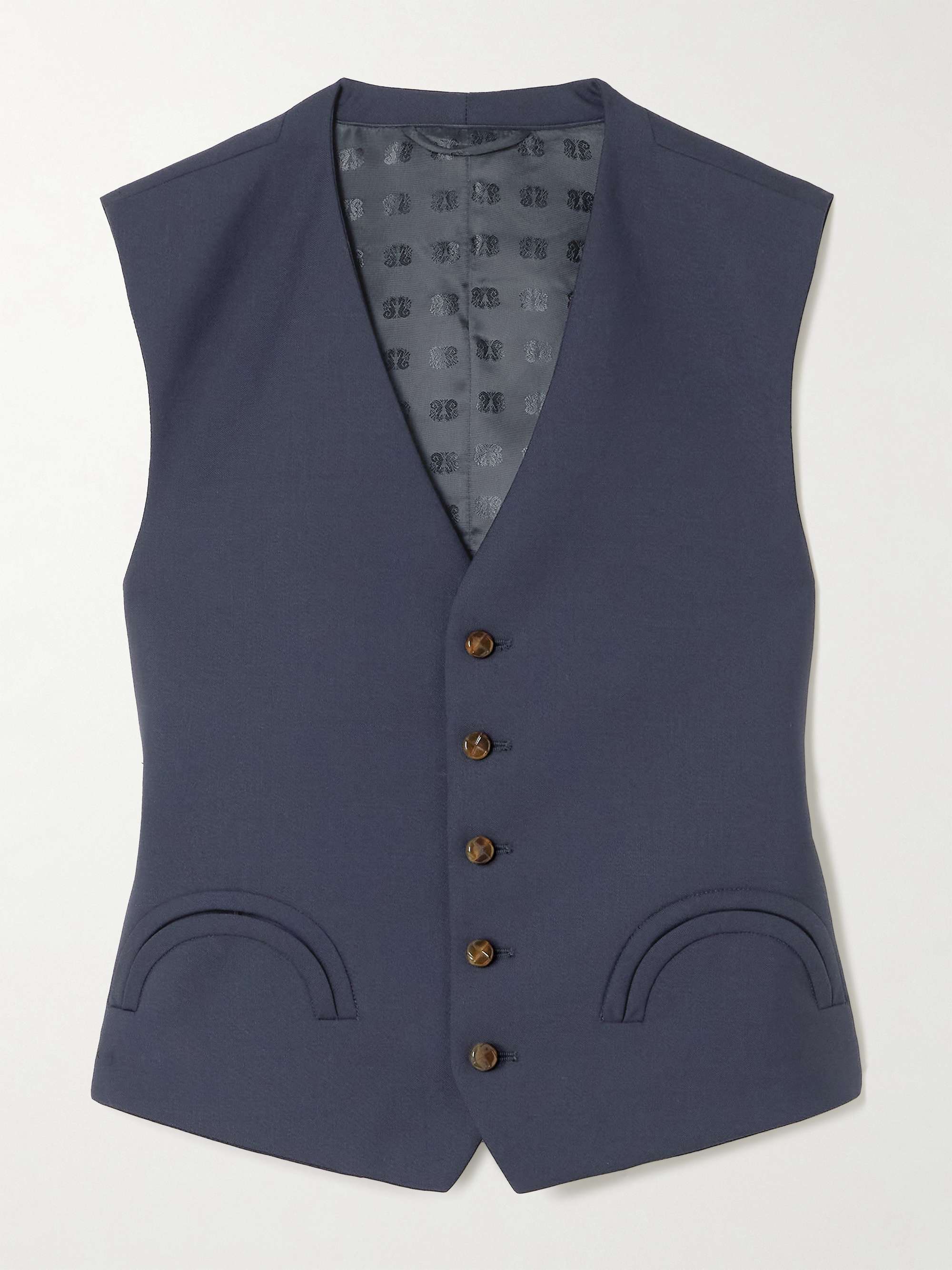 First Class Feral wool and mohair-blend vest view
