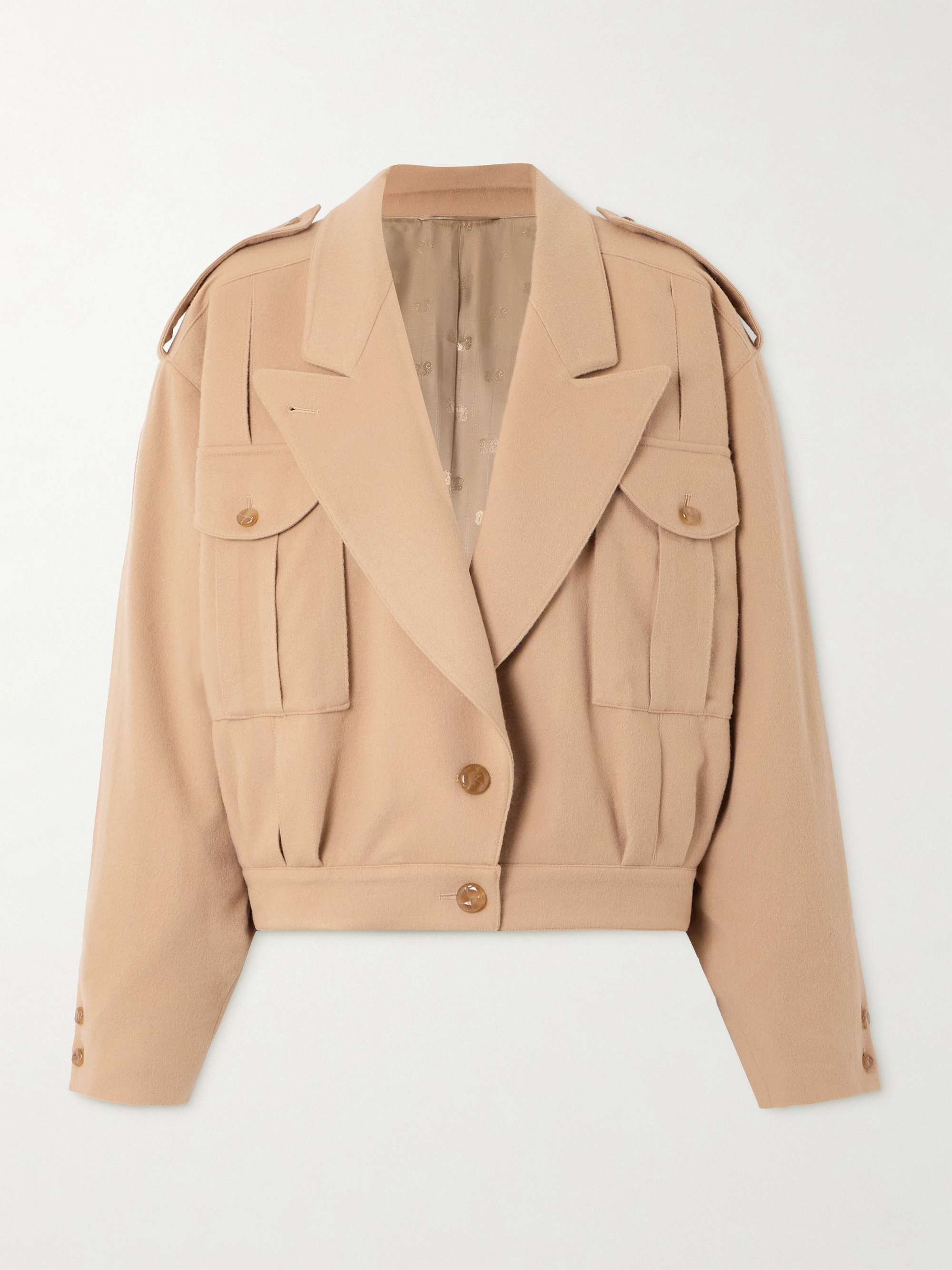 Mystere Serama oversized wool-blend jacket view