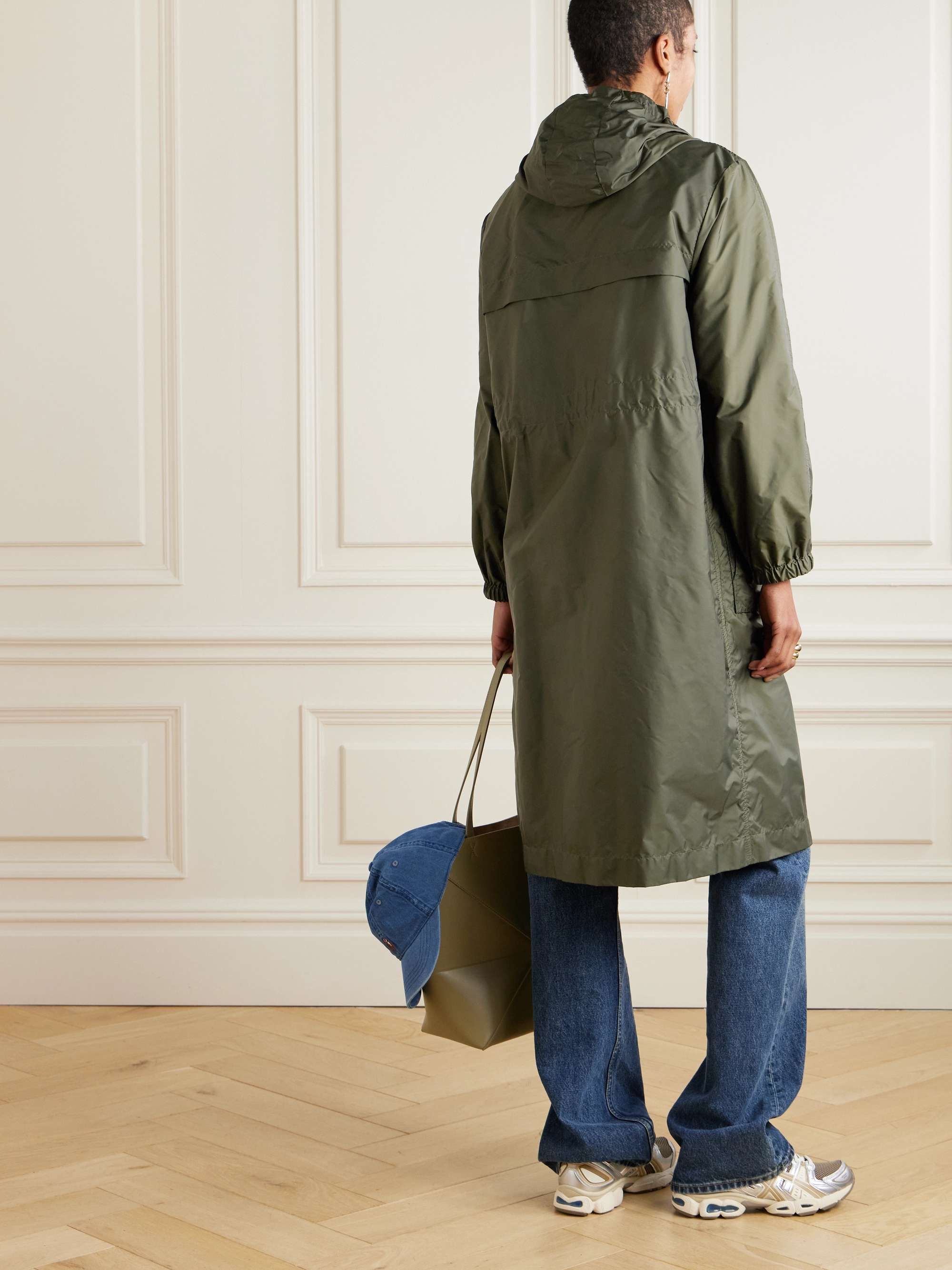Hiengos shell hooded coat view