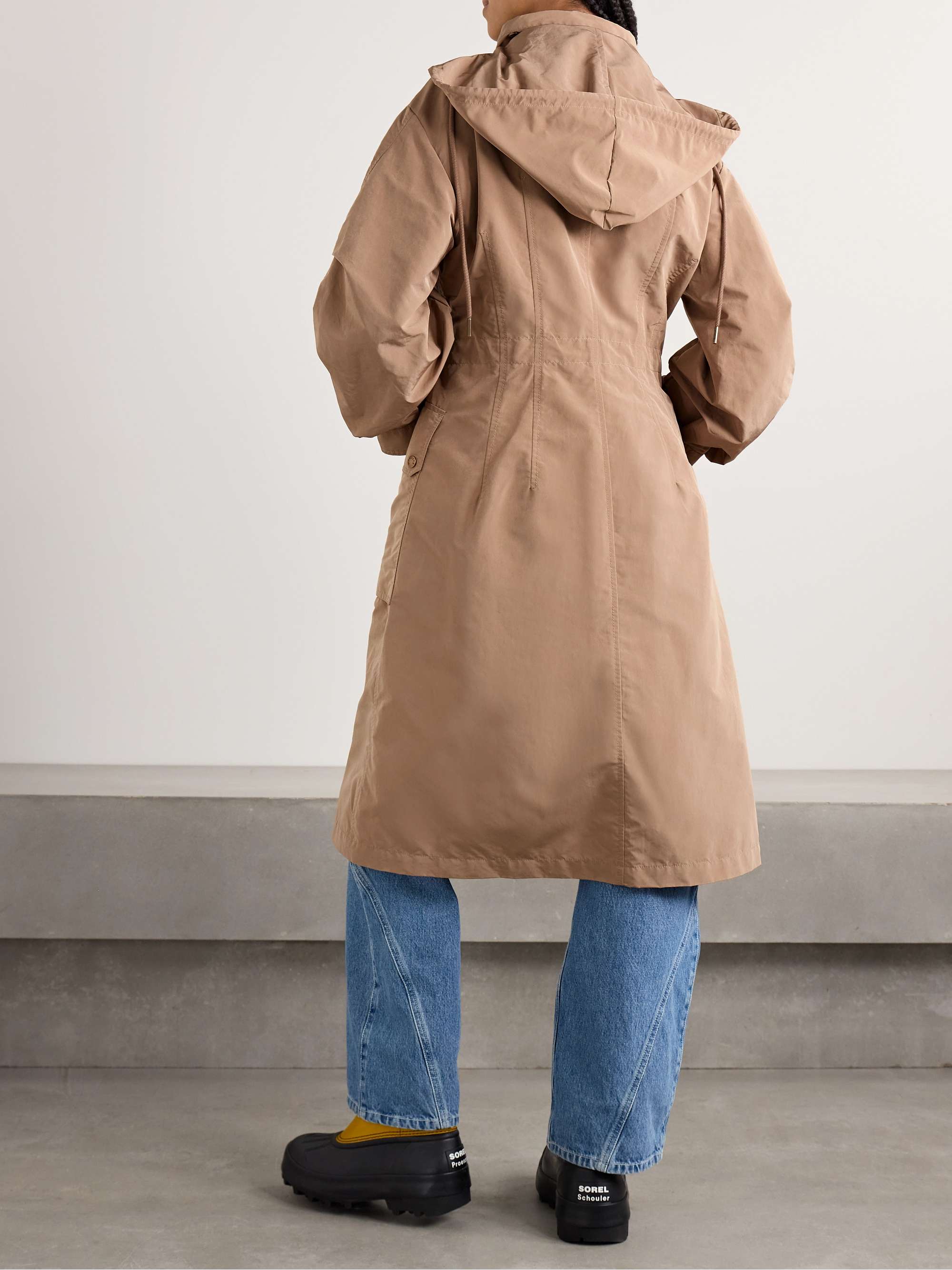 Nantes hooded shell parka view