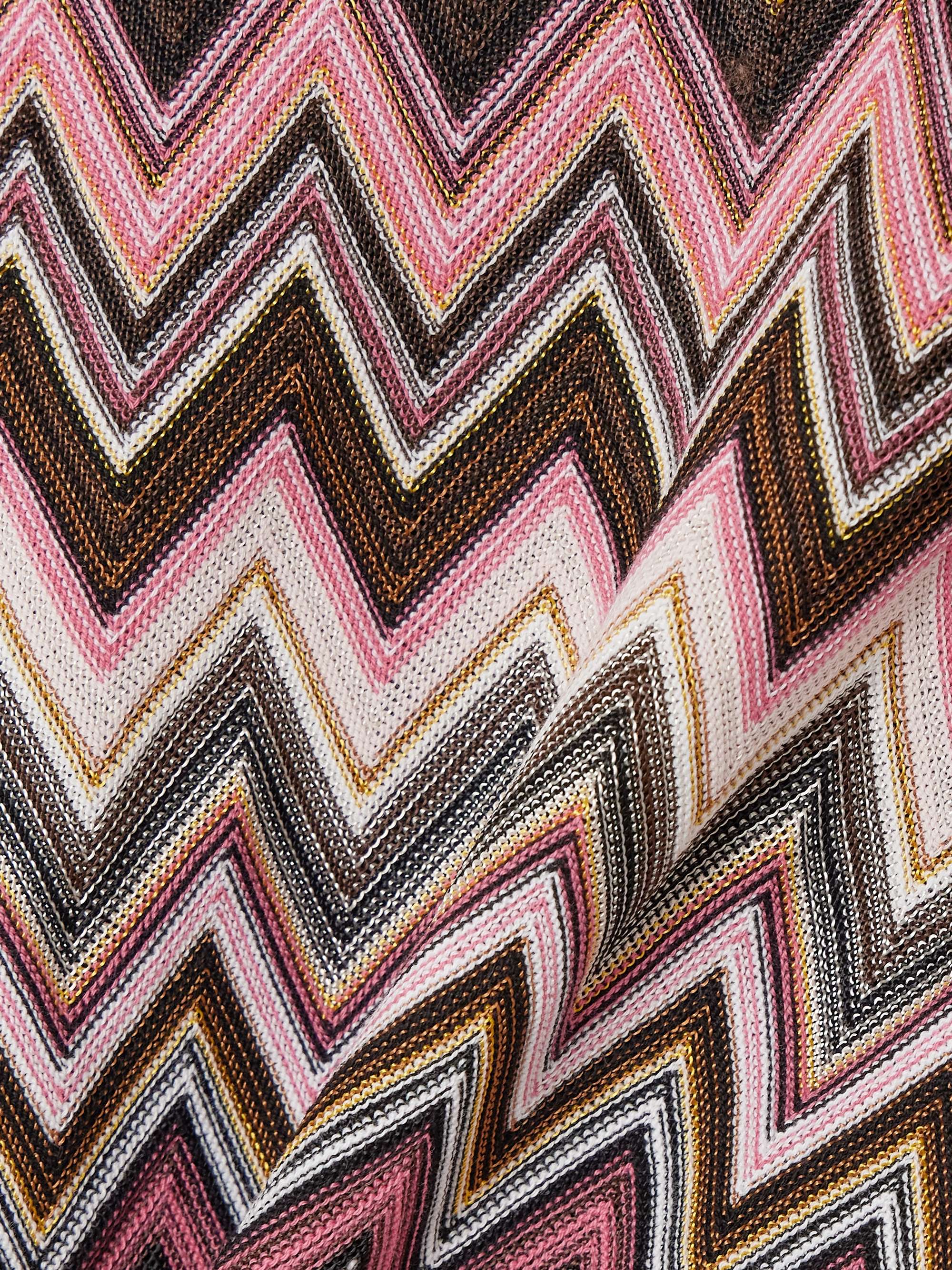 Mare striped crochet-knit vest view