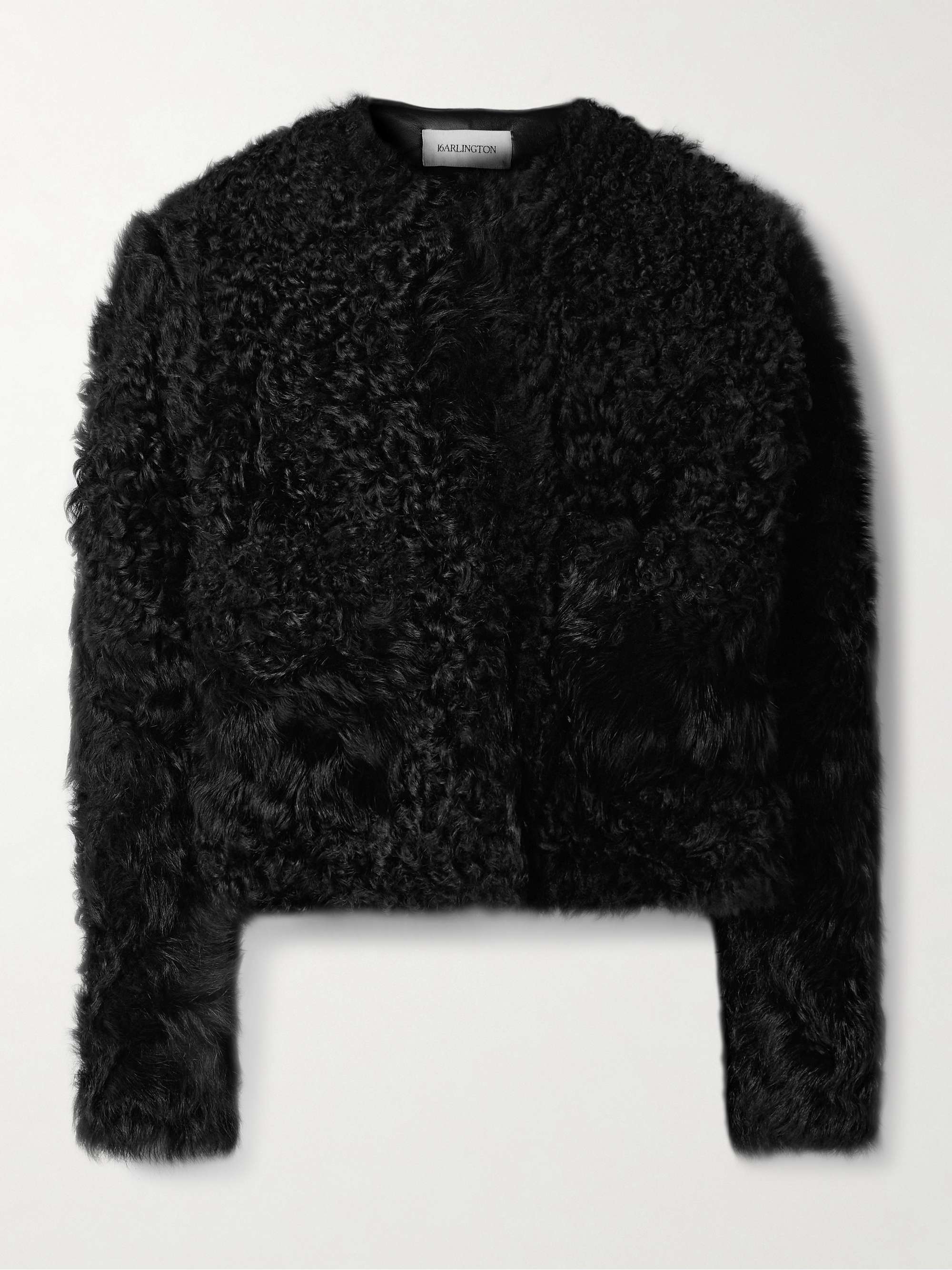 Bia cropped shearling jacket view