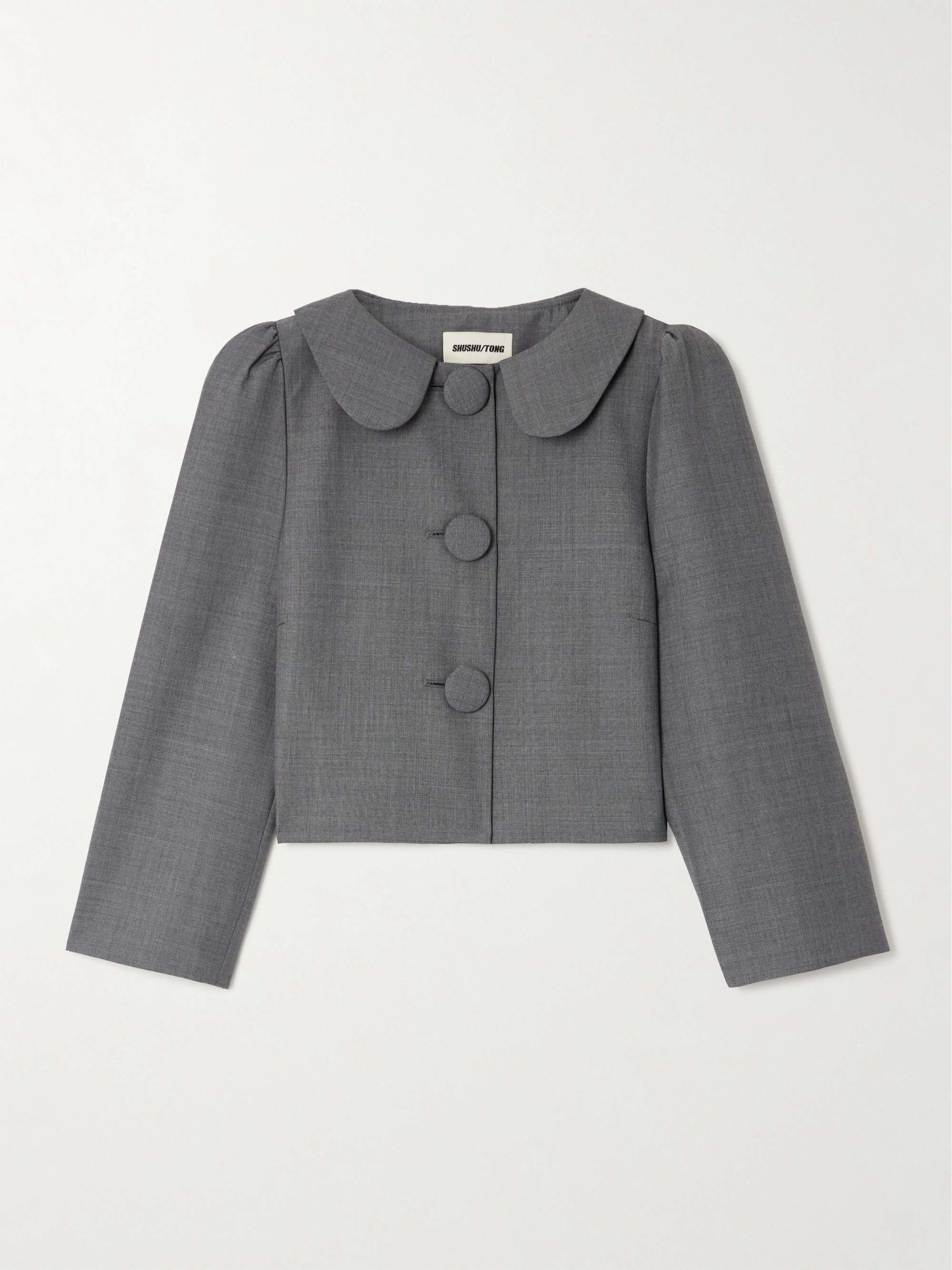 Cropped grain de poudre jacket view