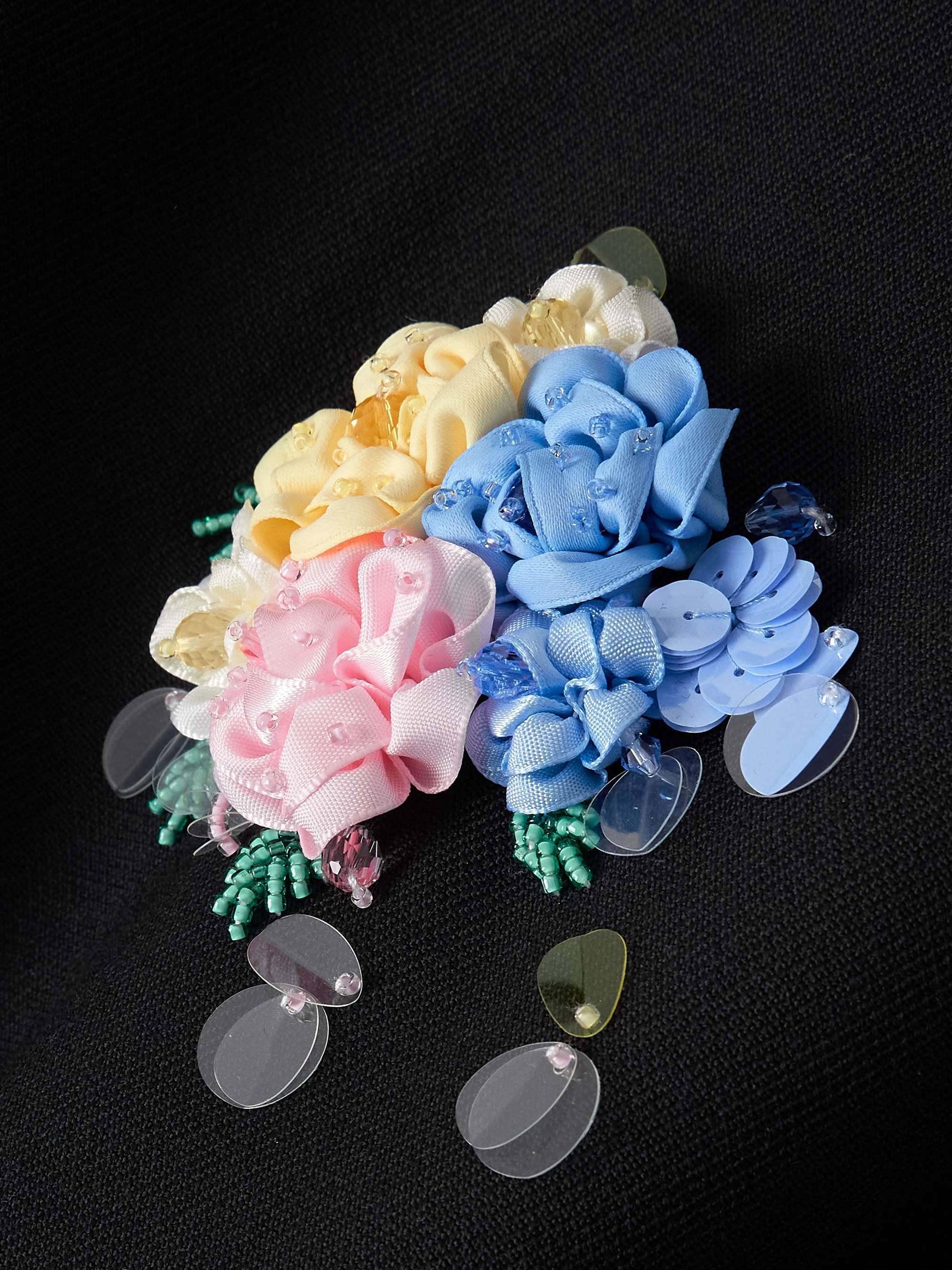 Strapless bow-detailed embellished twill midi dress view