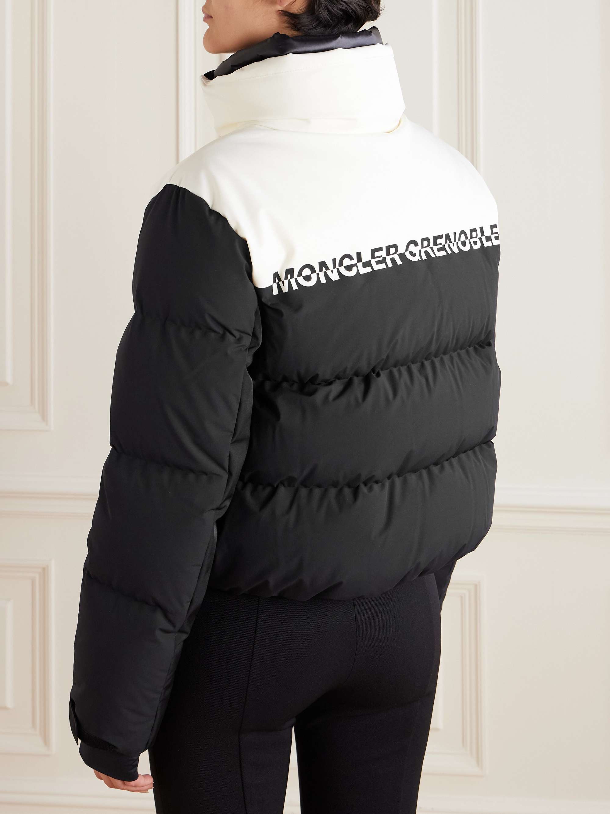 Stennes poplin-paneled quilted down ski jacket view