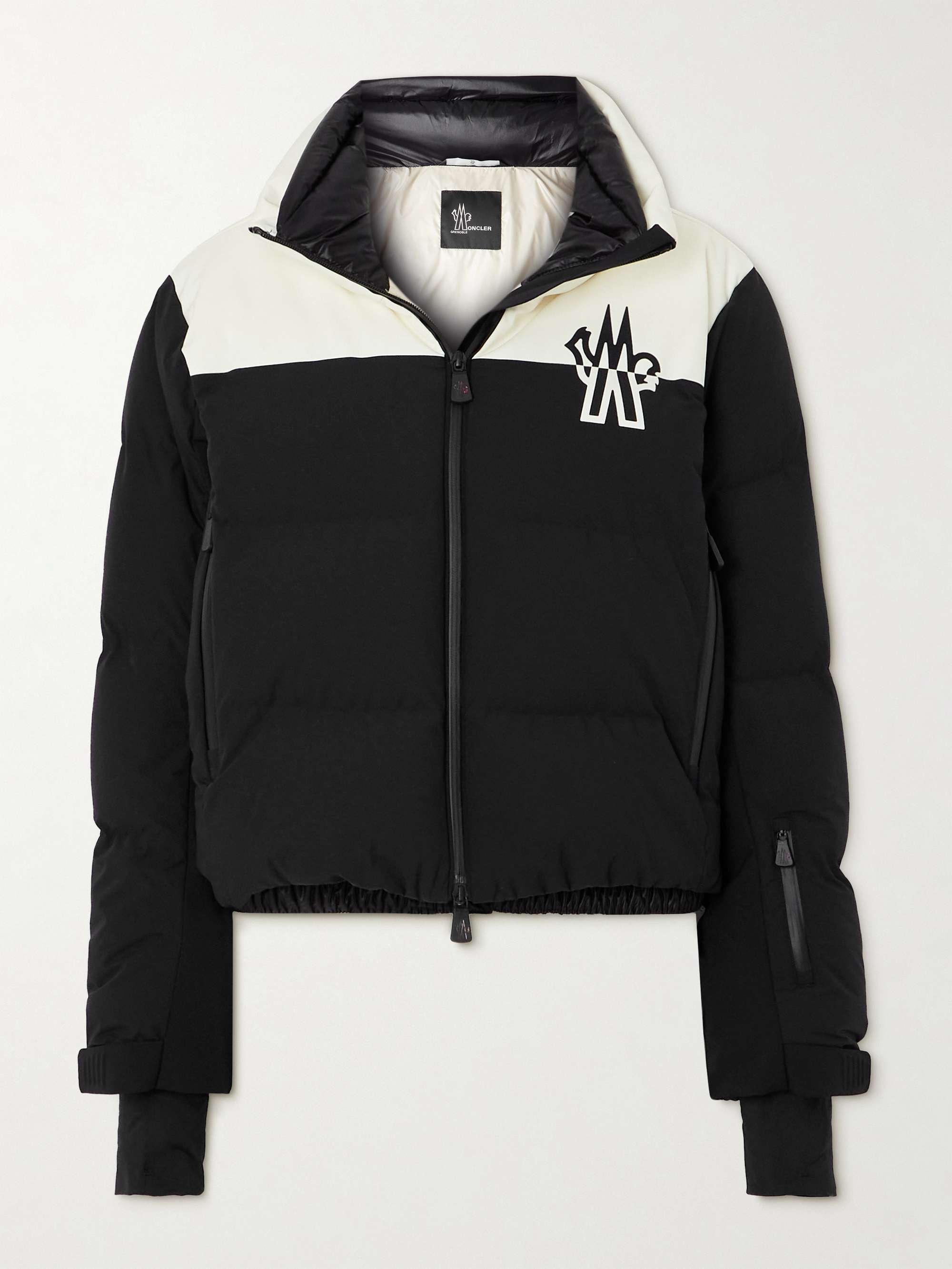 Stennes poplin-paneled quilted down ski jacket view