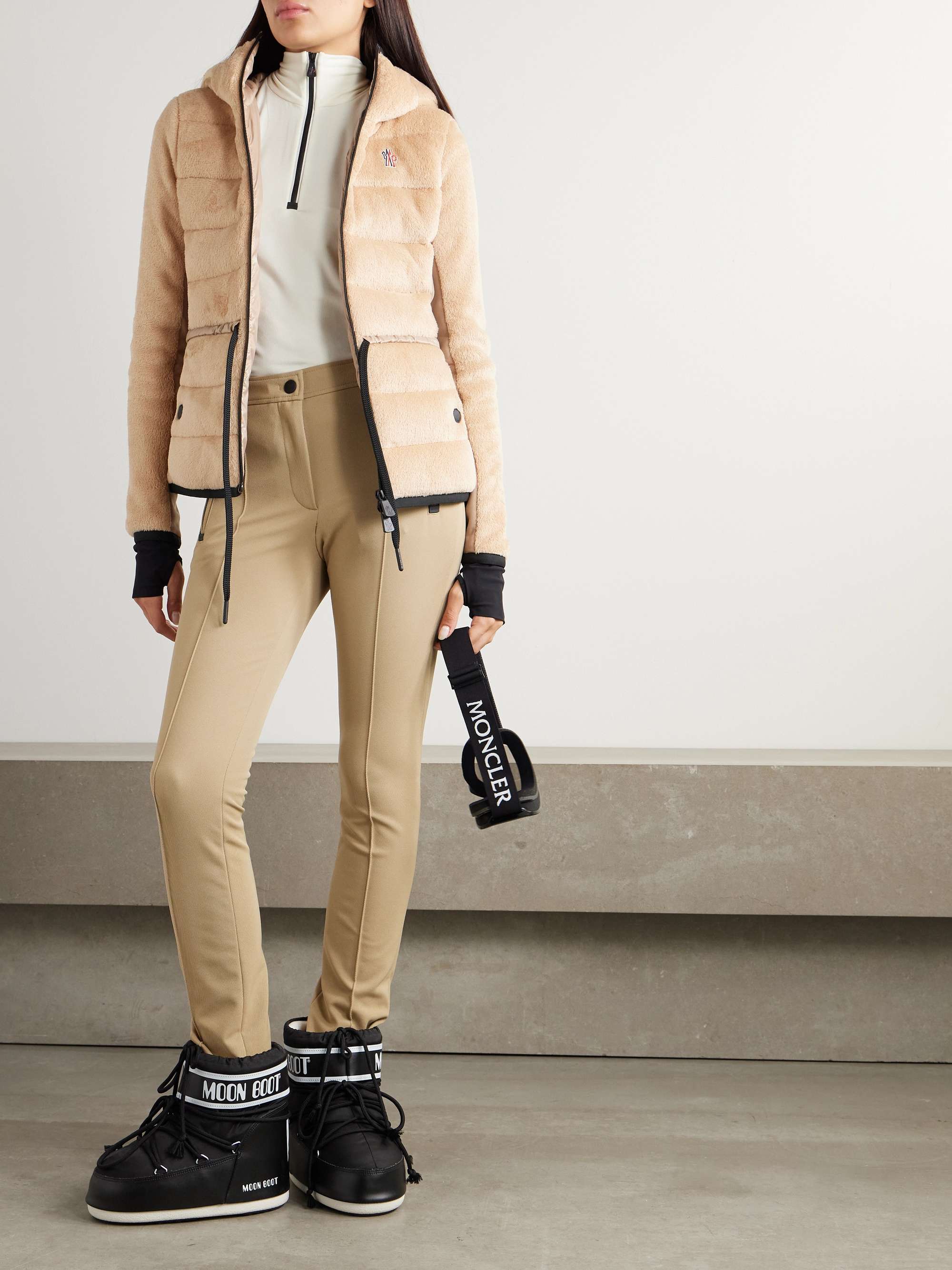 Tech-twill tapered ski pants view