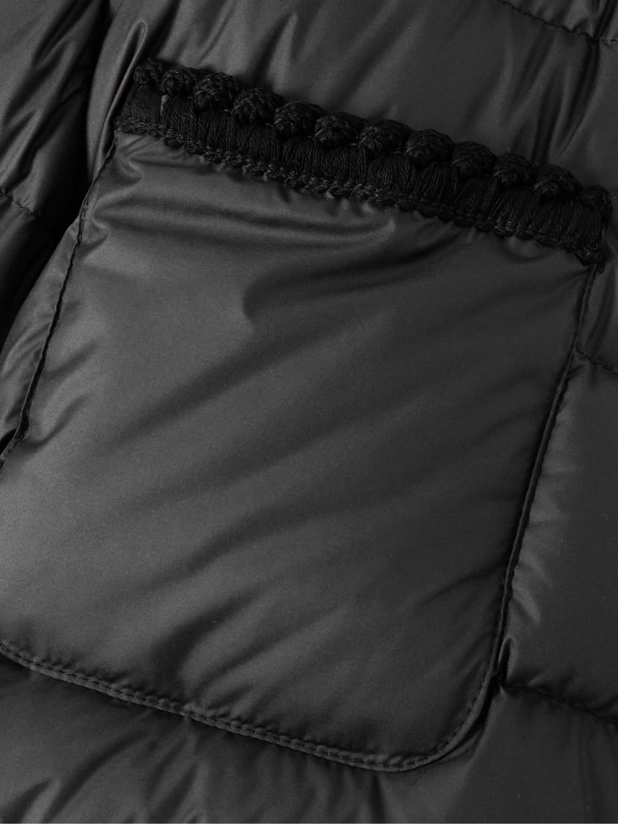 Gencay quilted shell down jacket view