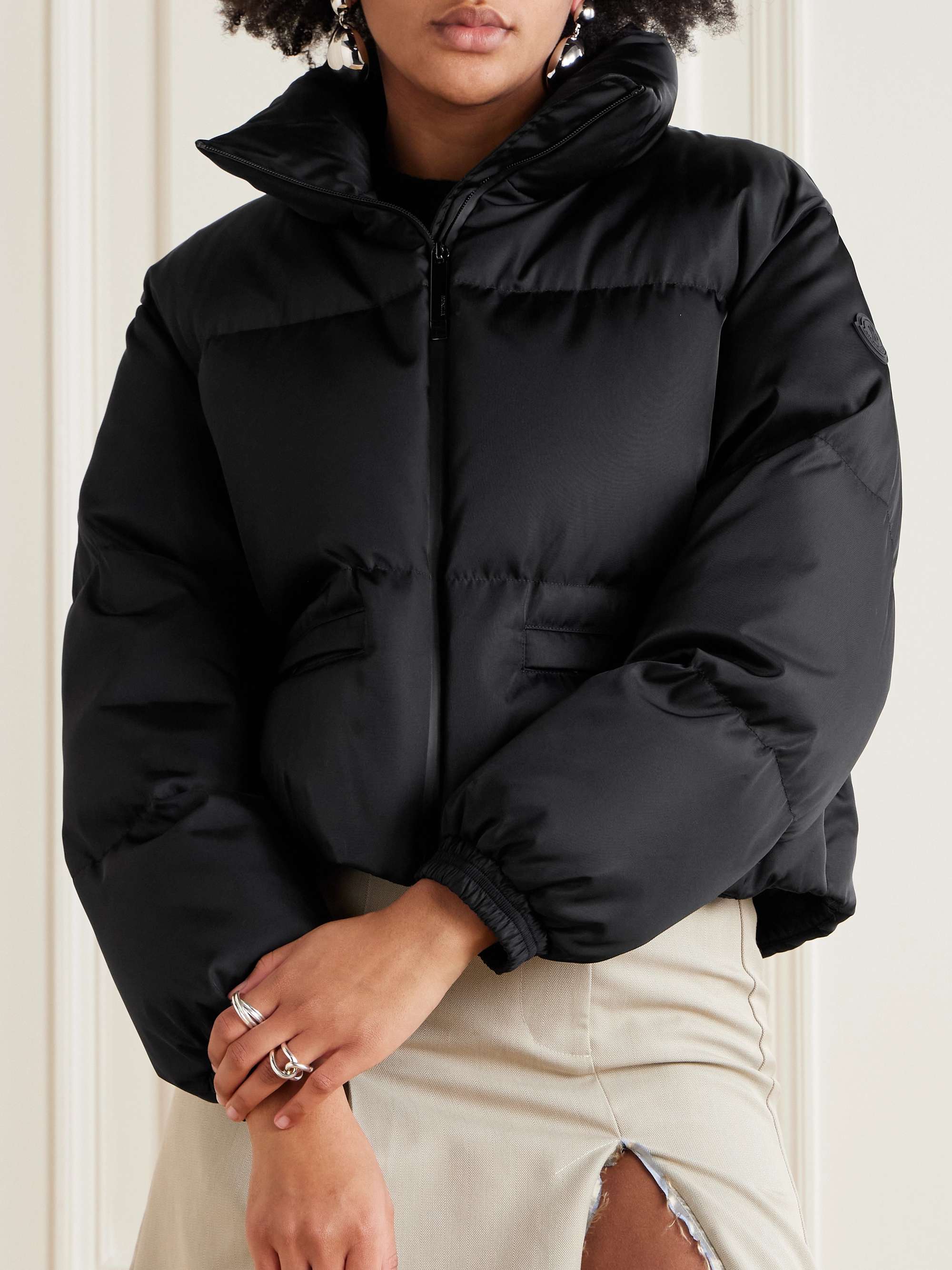 Vissec quilted drill down jacket view