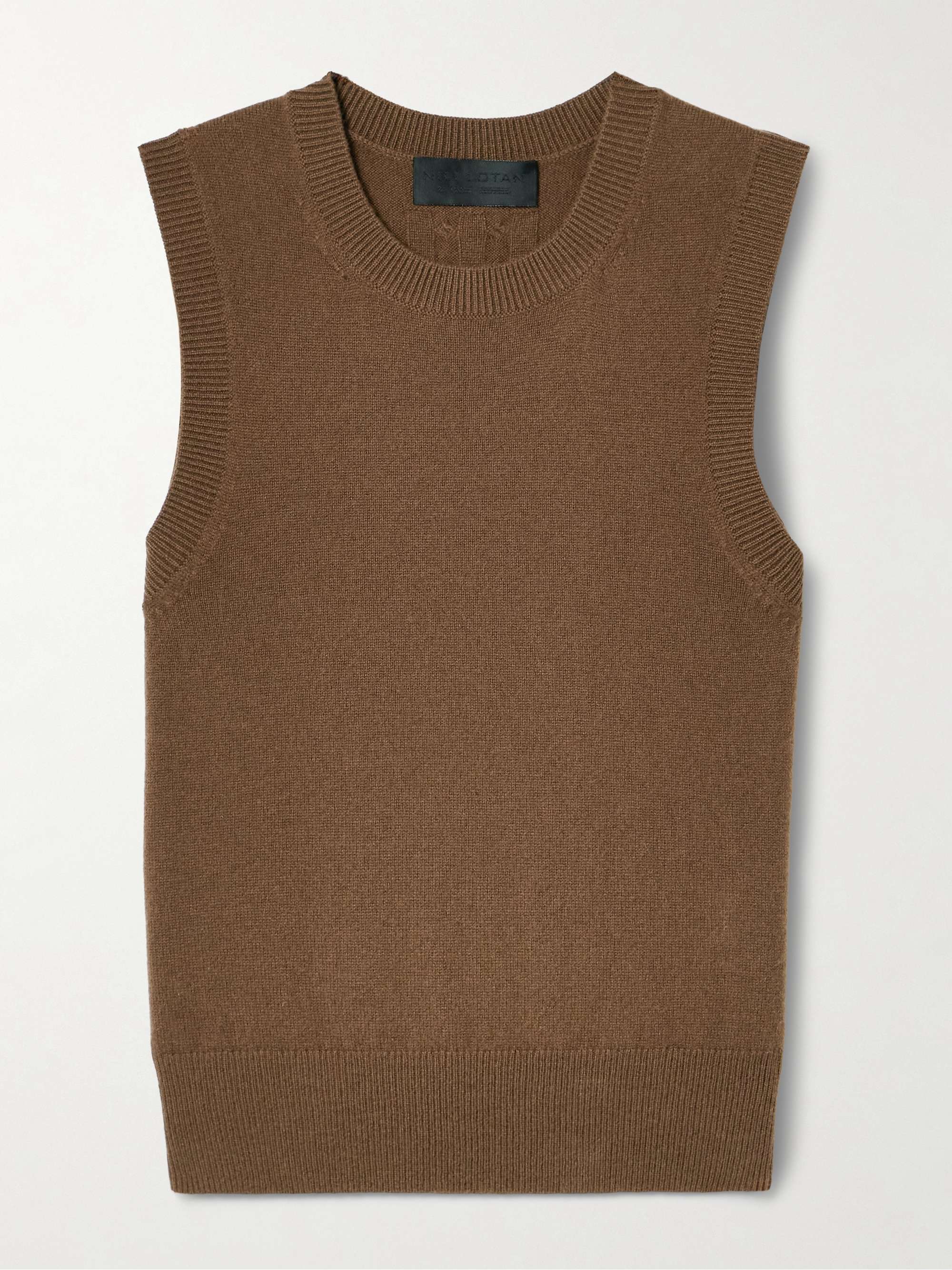 May cashmere tank view
