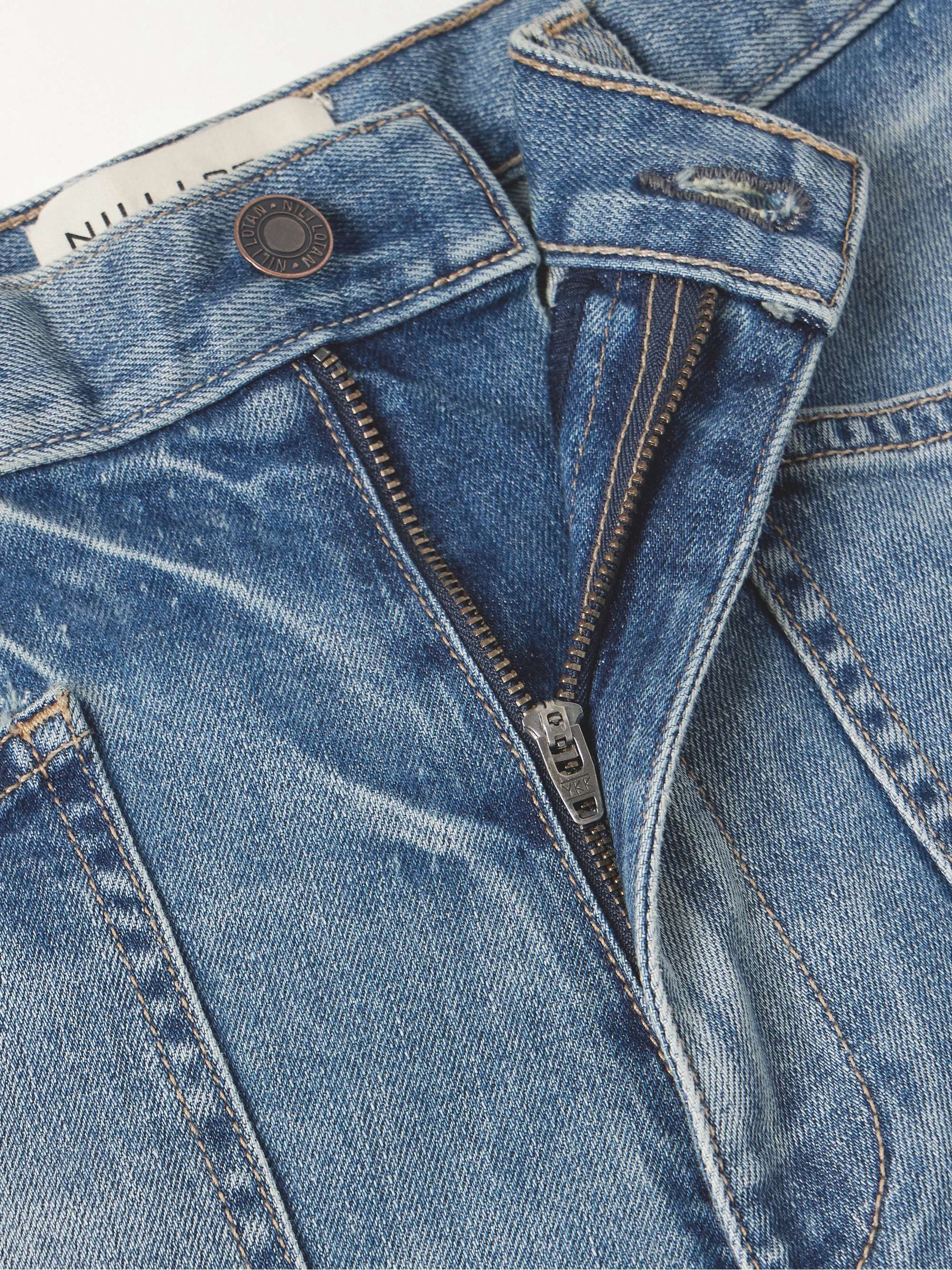 Shon high-rise tapered jeans view