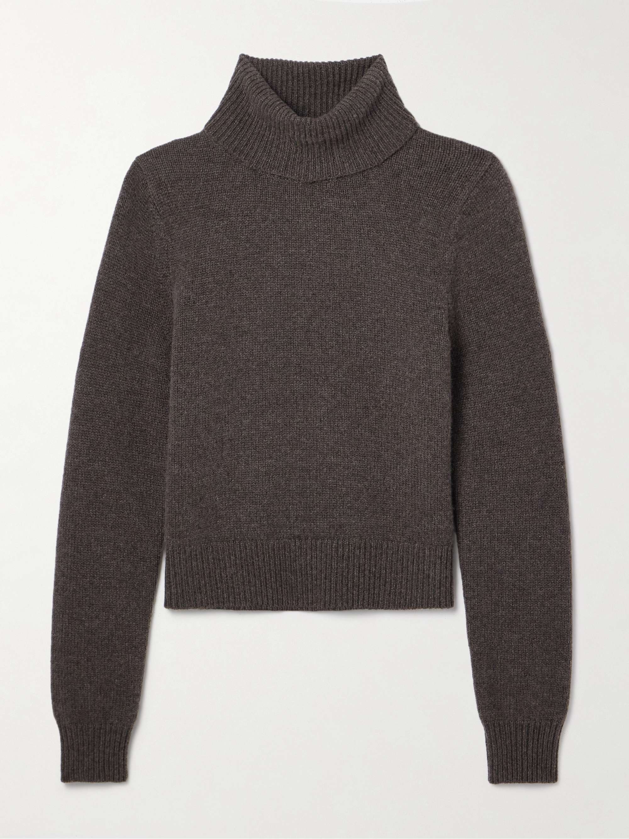 Hollyn cropped cashmere turtleneck sweater view