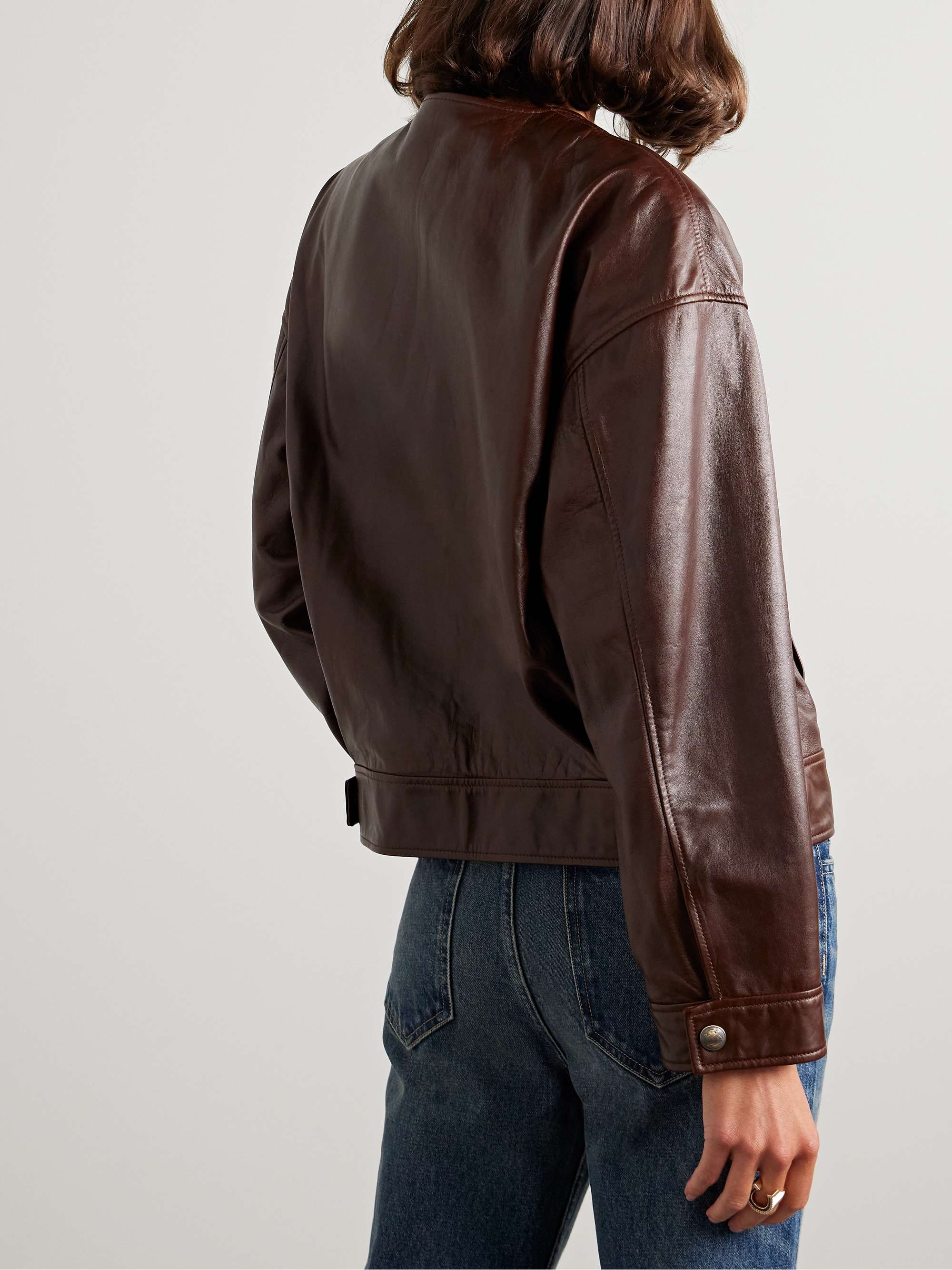 Deja leather jacket view