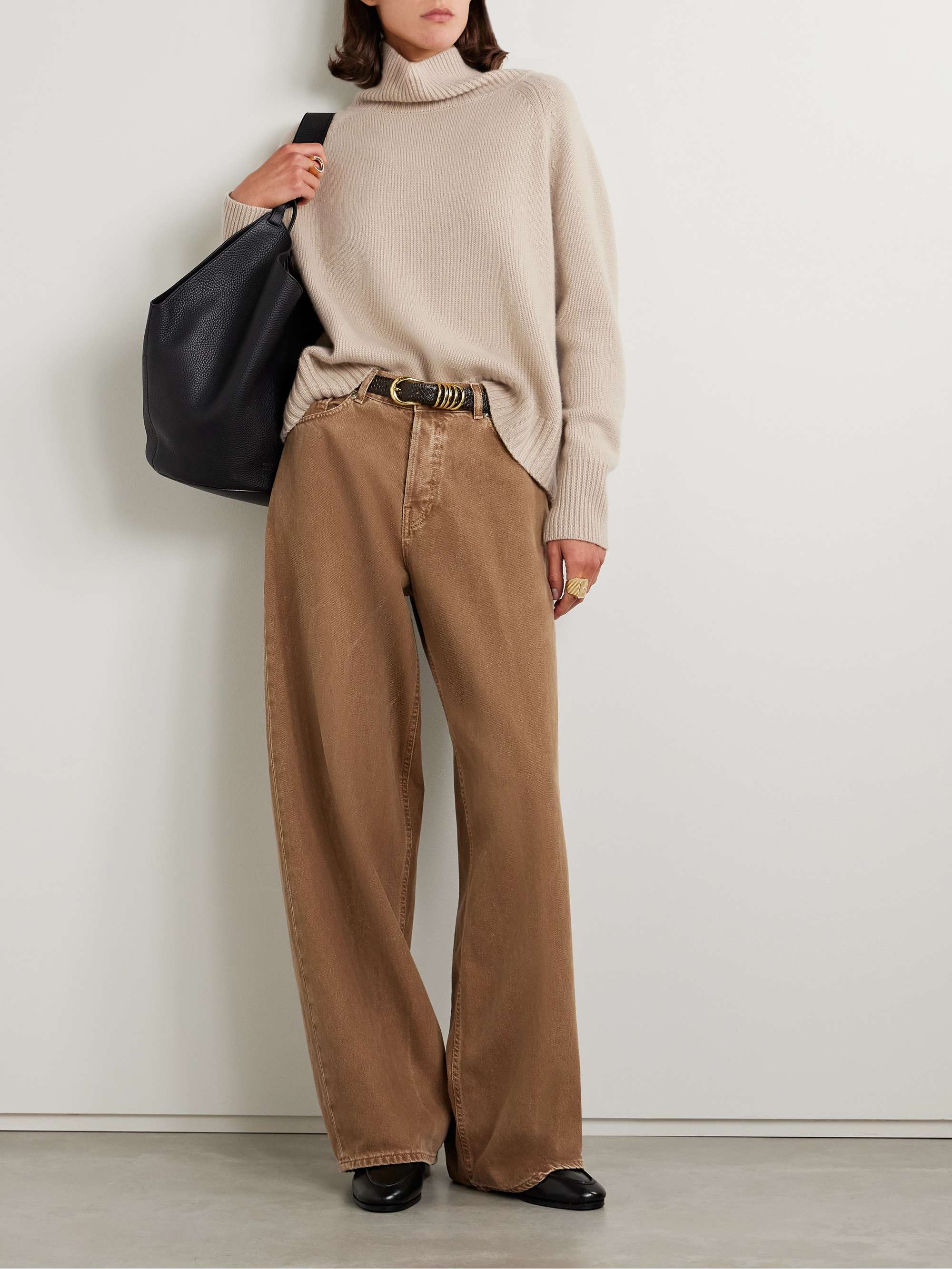 Lanie cashmere turtleneck sweater view