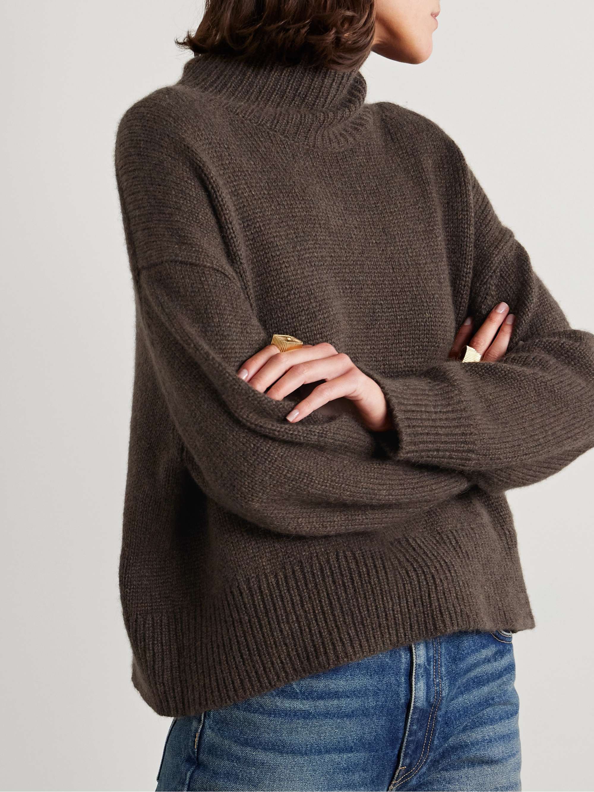 Tabitha cashmere turtleneck sweater view