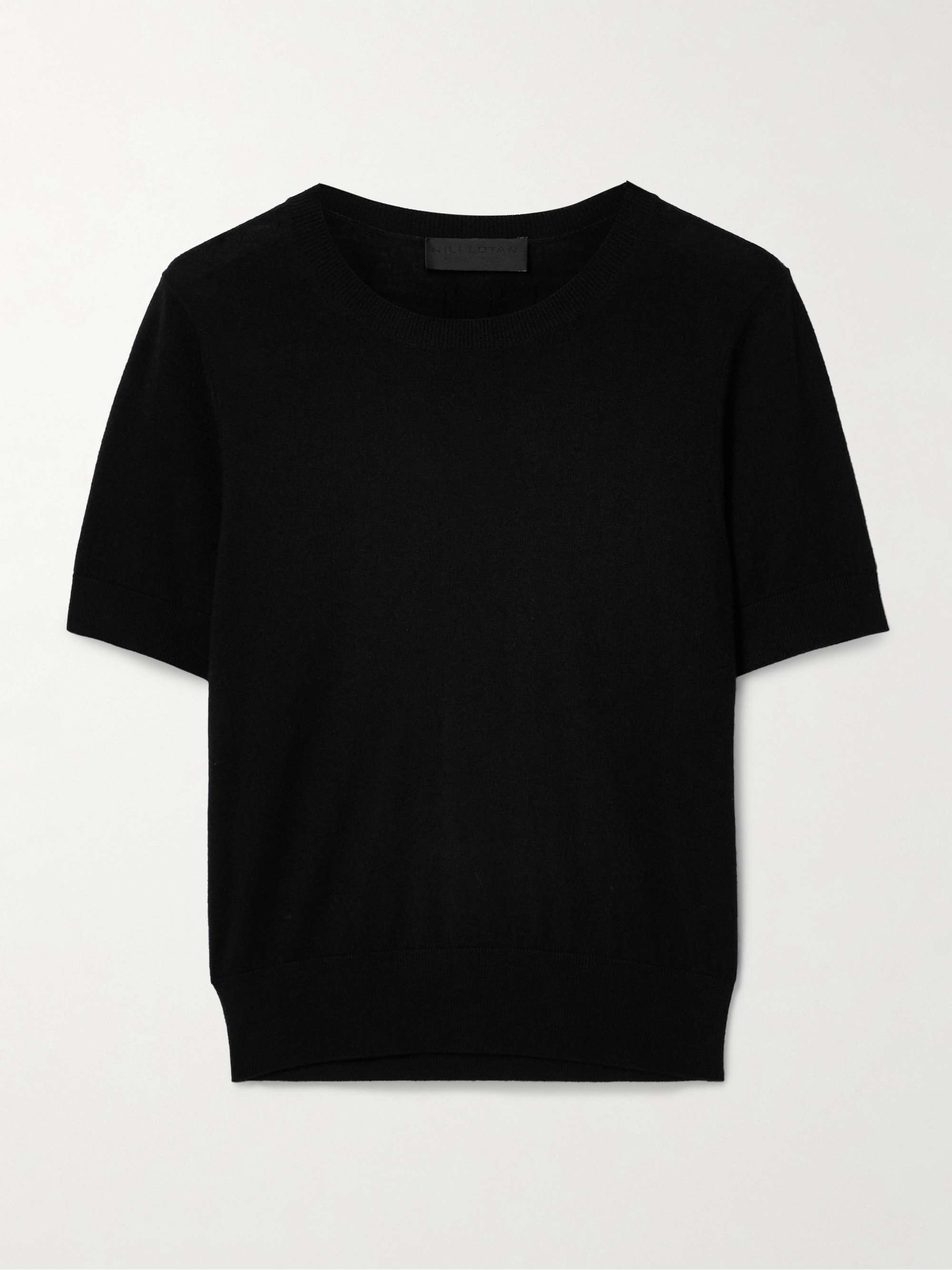 Leilani slim-fit merino wool top view
