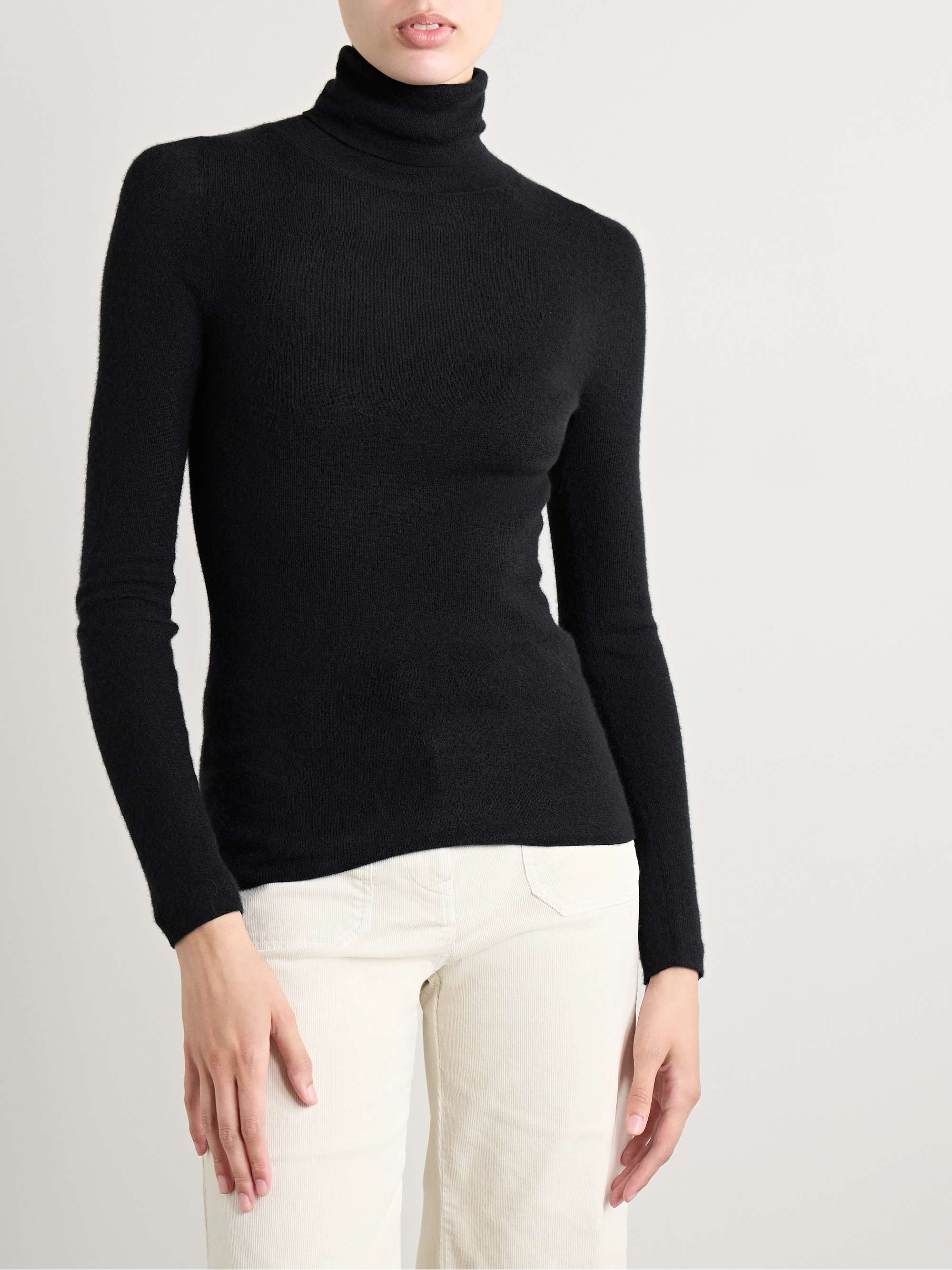 Lynnette cashmere turtleneck sweater view