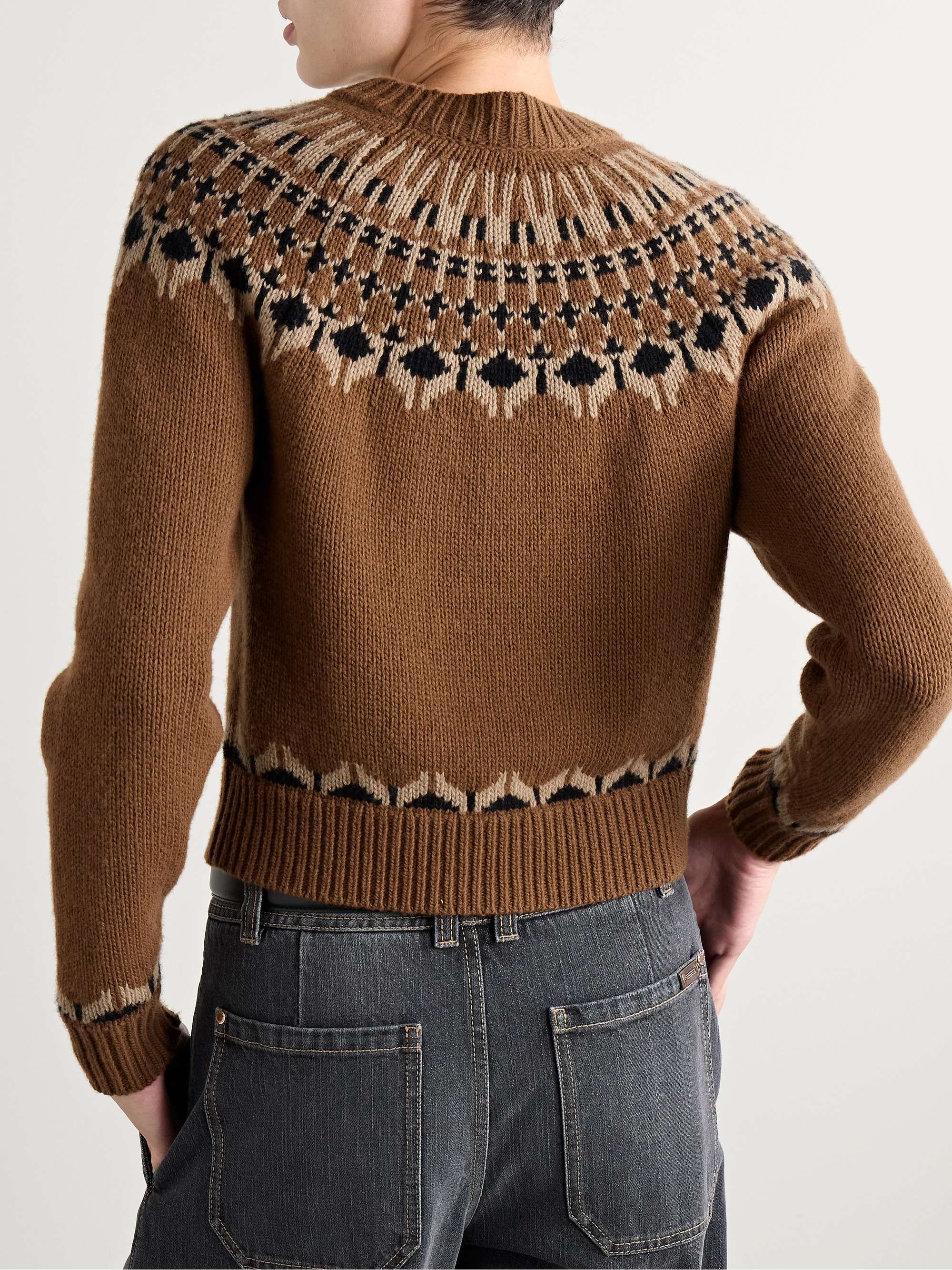 Fern Fair Isle wool sweater view