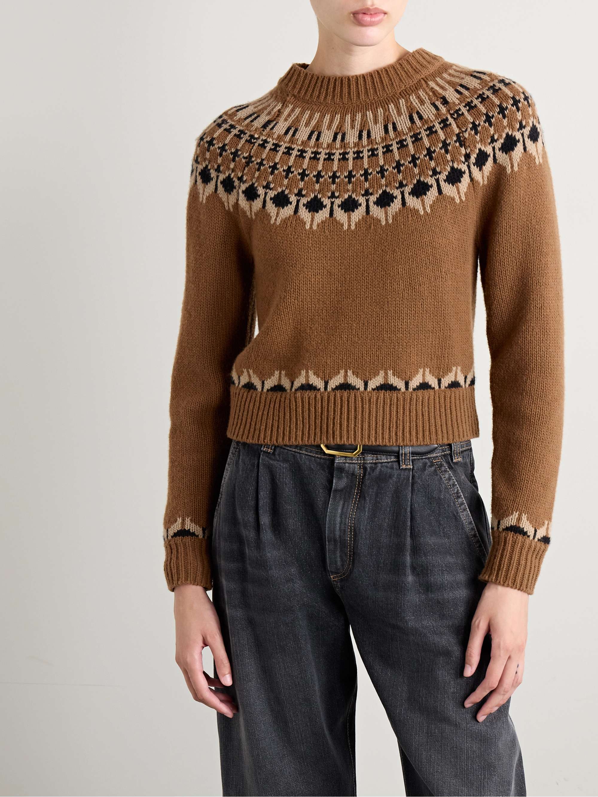 Fern Fair Isle wool sweater view