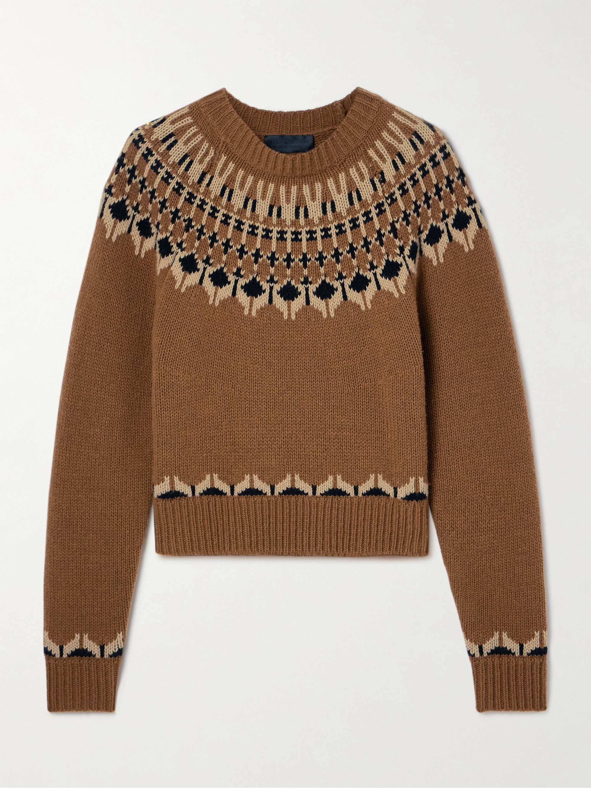 Fern Fair Isle wool sweater view