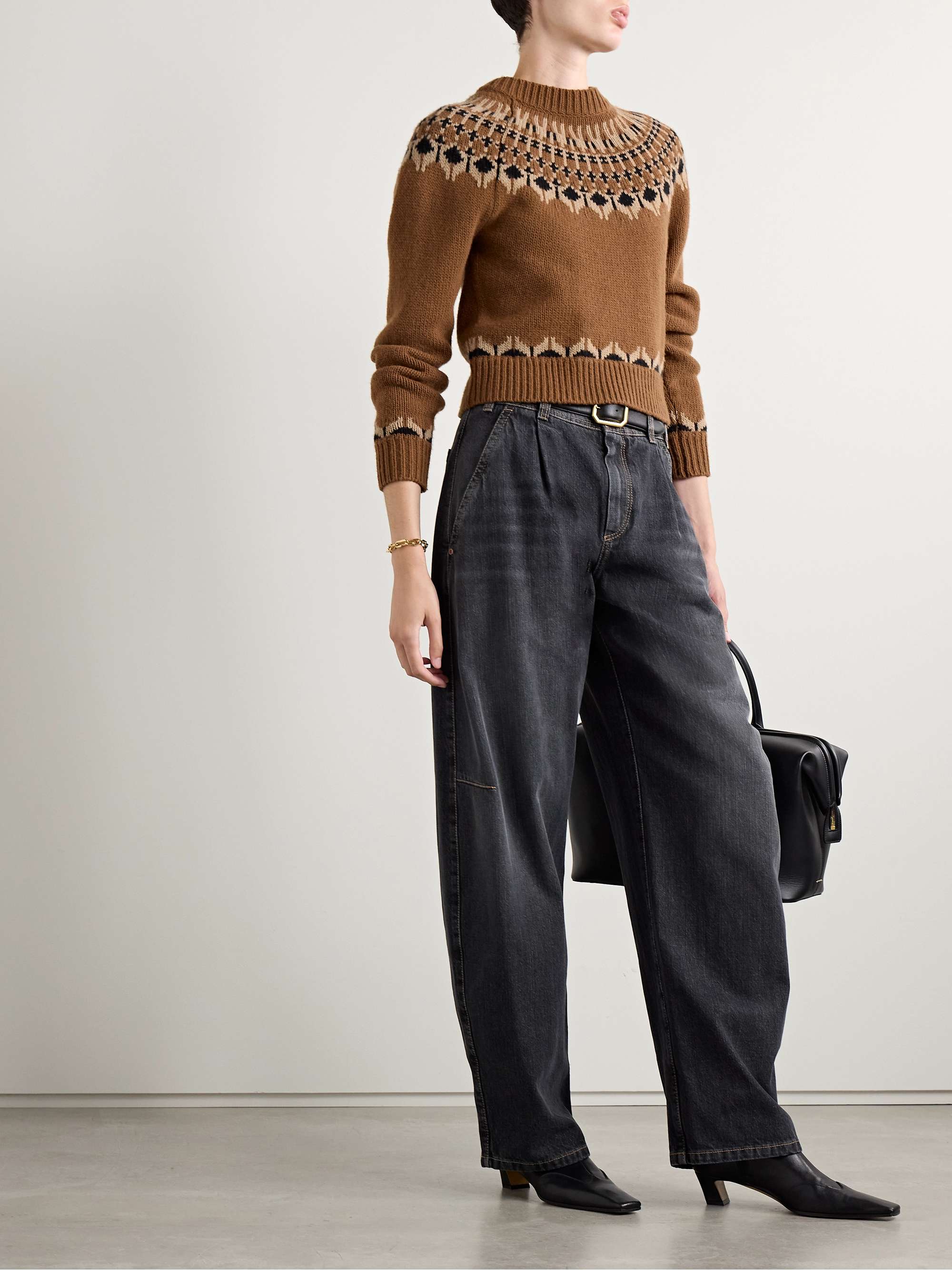 Fern Fair Isle wool sweater view
