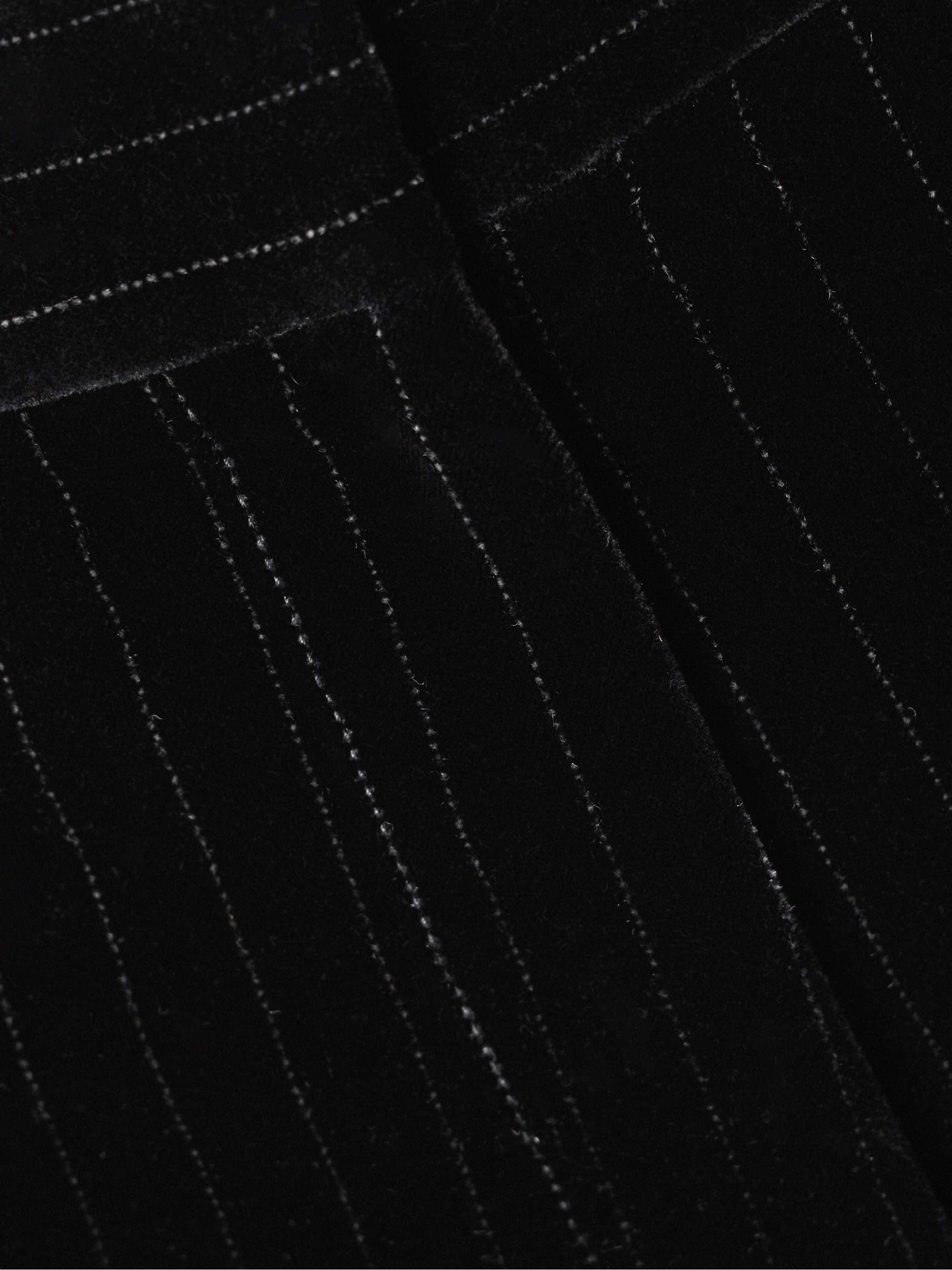 Effy pinstriped cotton-velvet wide-leg pants view