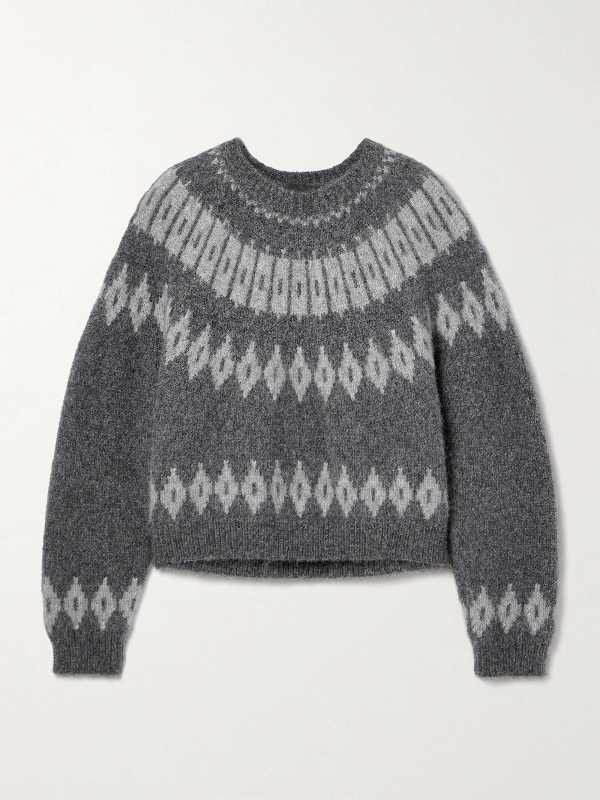 Arleth Fair Isle alpaca-blend sweater view