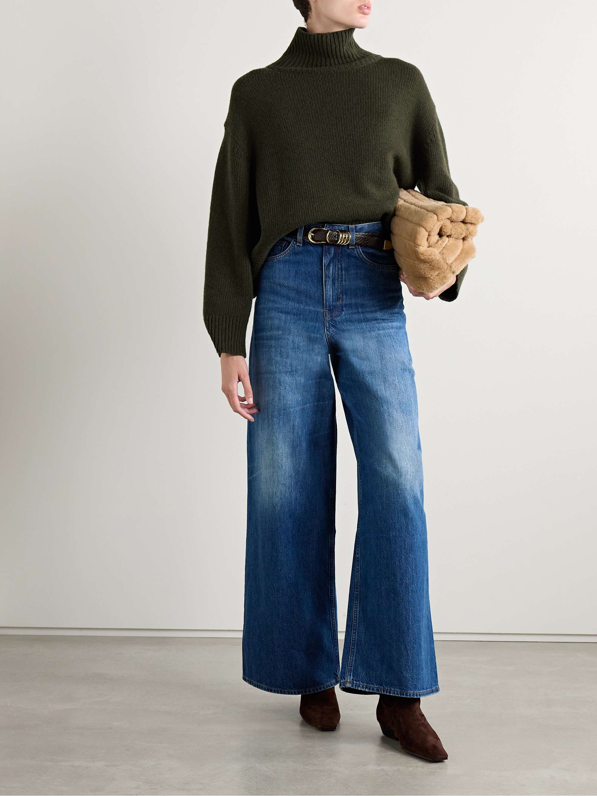 Omaira wool turtleneck sweater view
