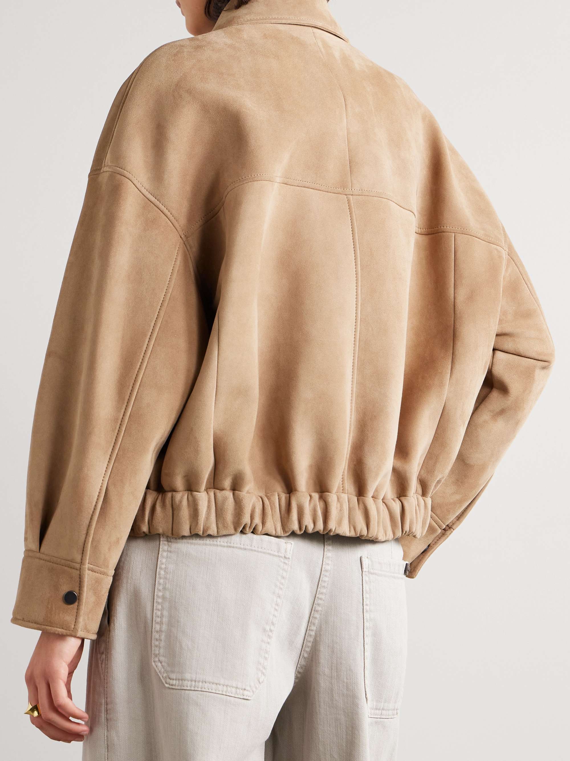Suede jacket view