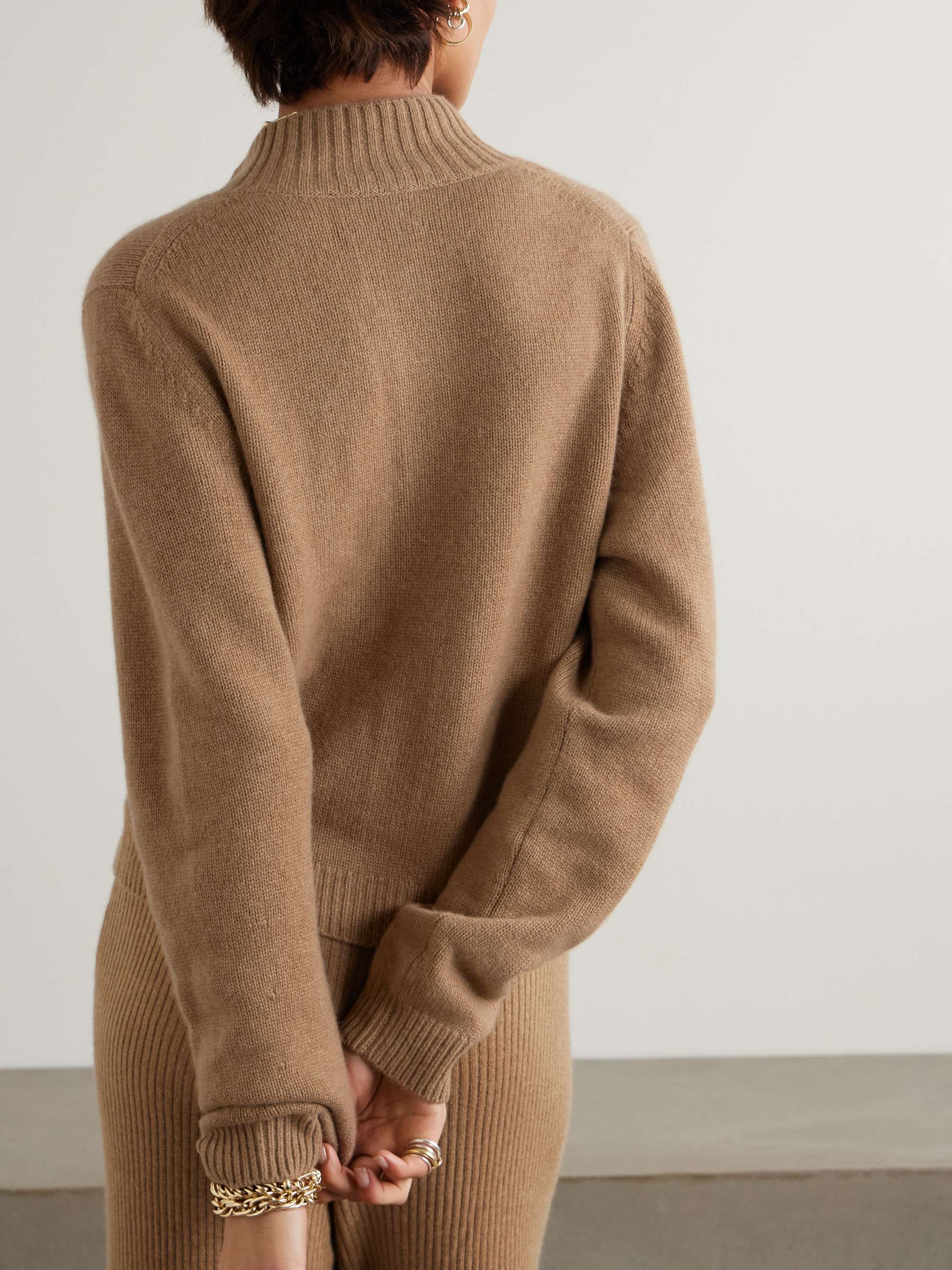San Remo organic cashmere cardigan view