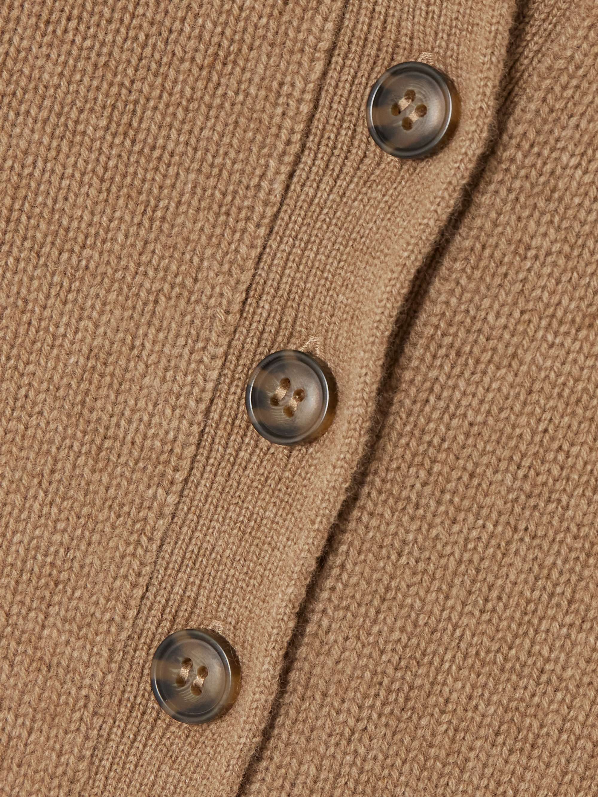 San Remo organic cashmere cardigan view