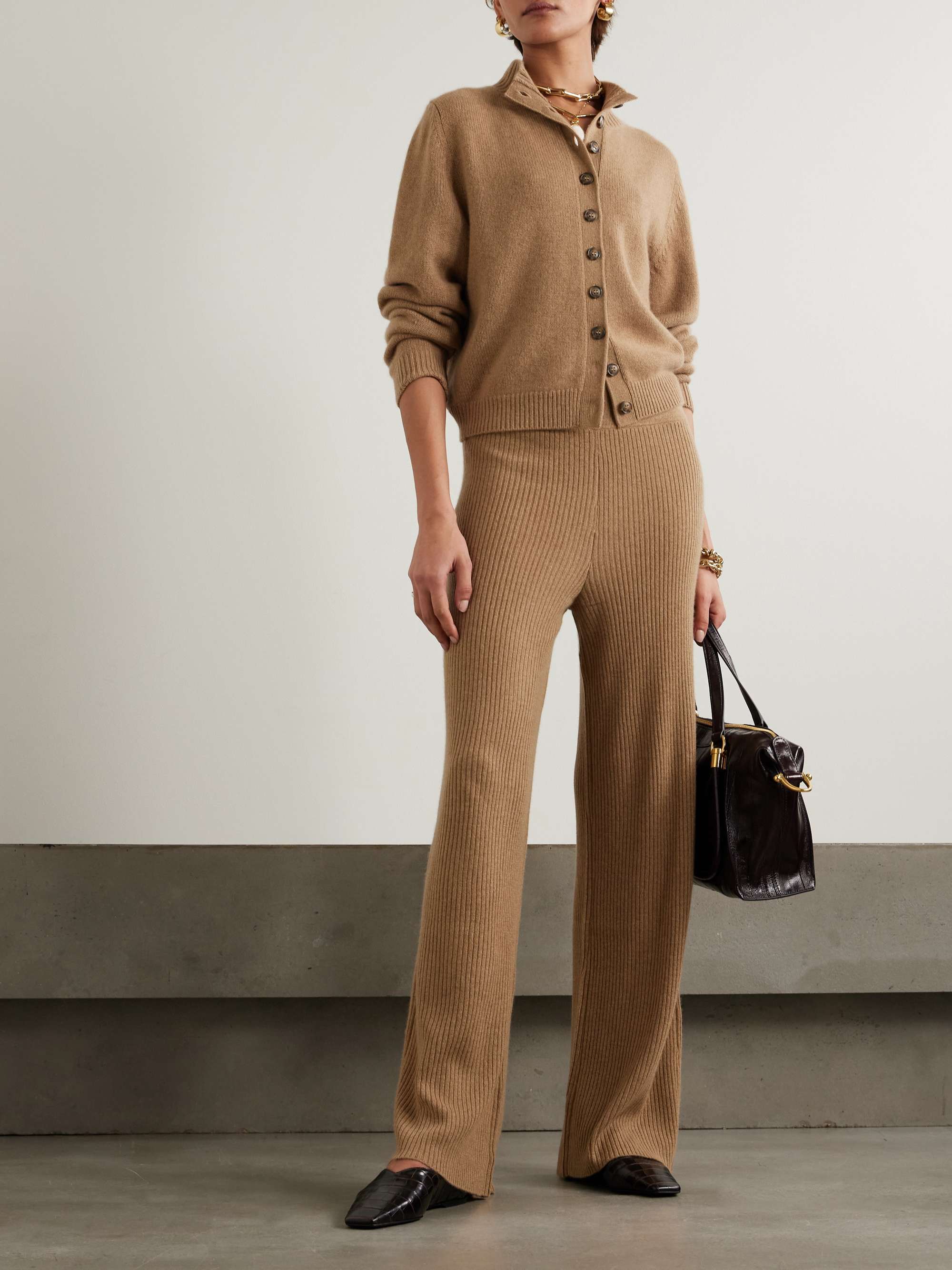 San Remo organic cashmere cardigan view