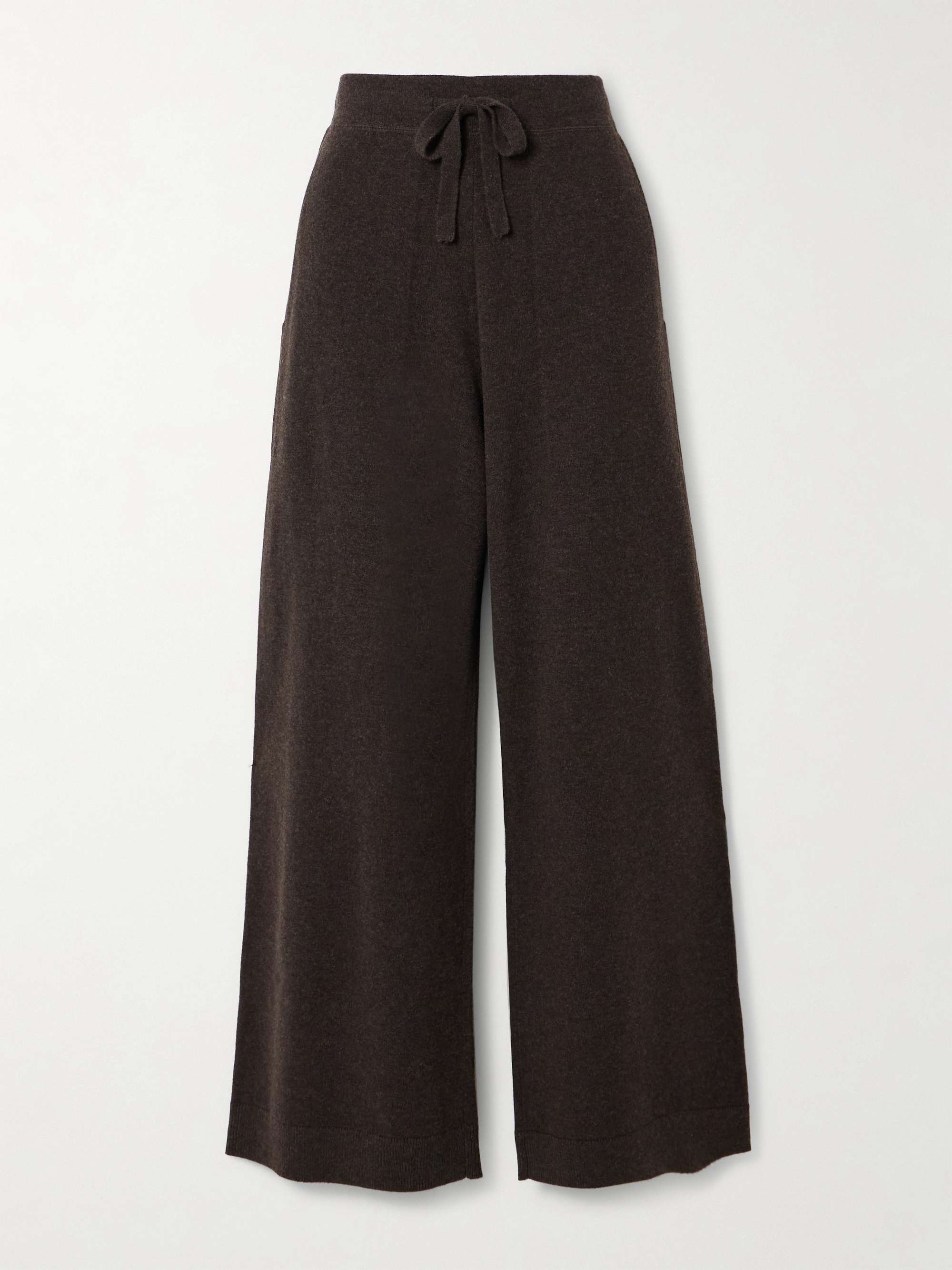 Suria organic cashmere wide-leg pants view