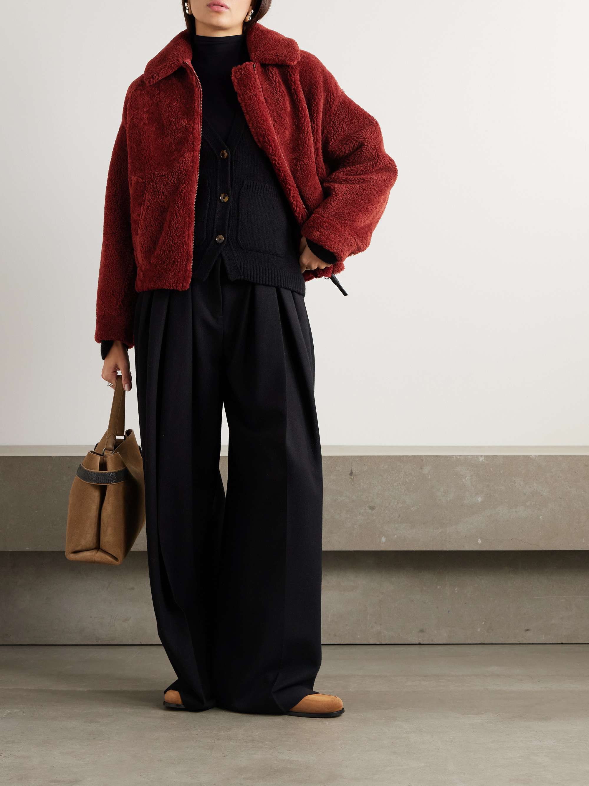 Shearling jacket view