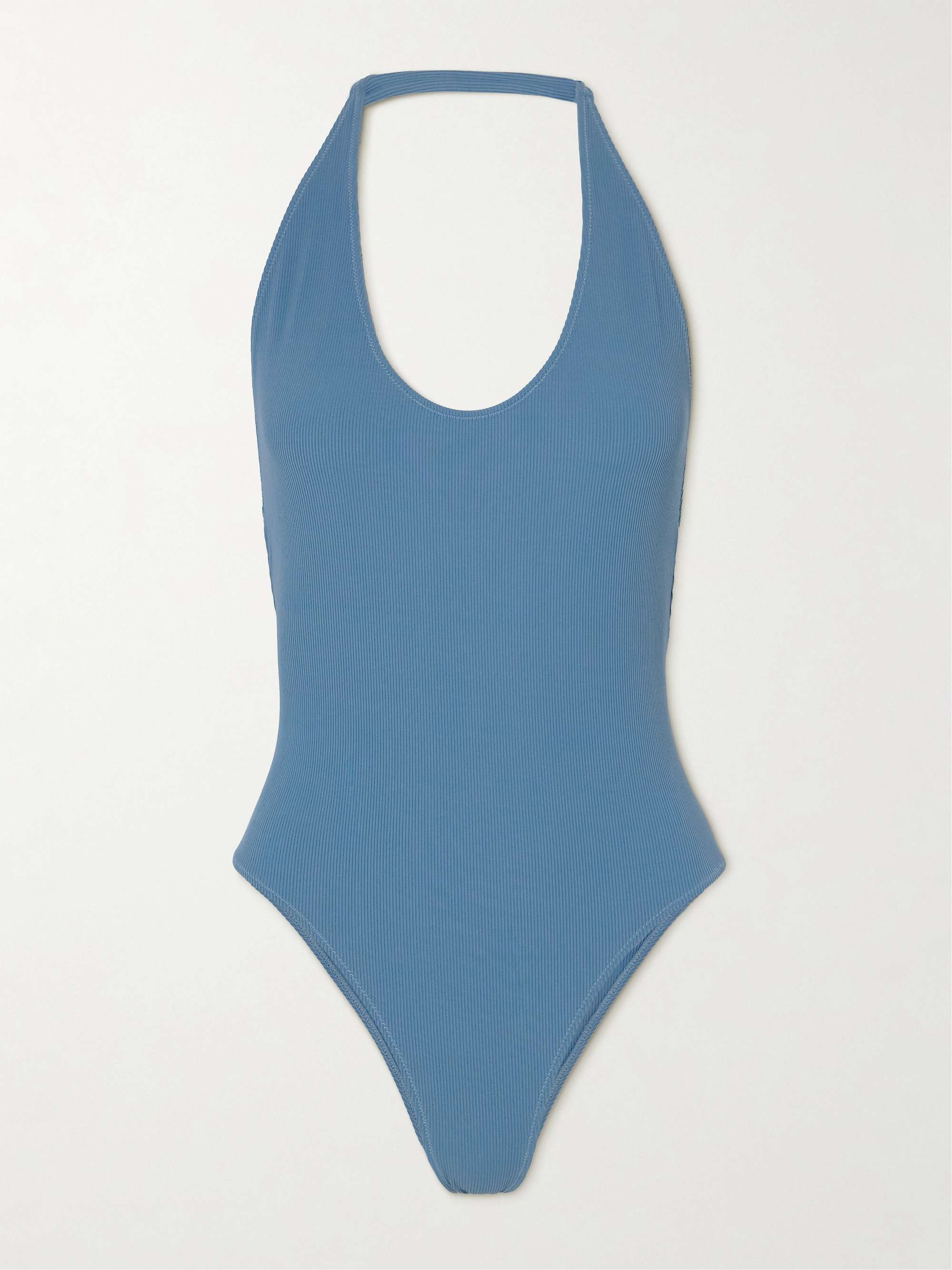 Ventitre ribbed halterneck swimsuit view