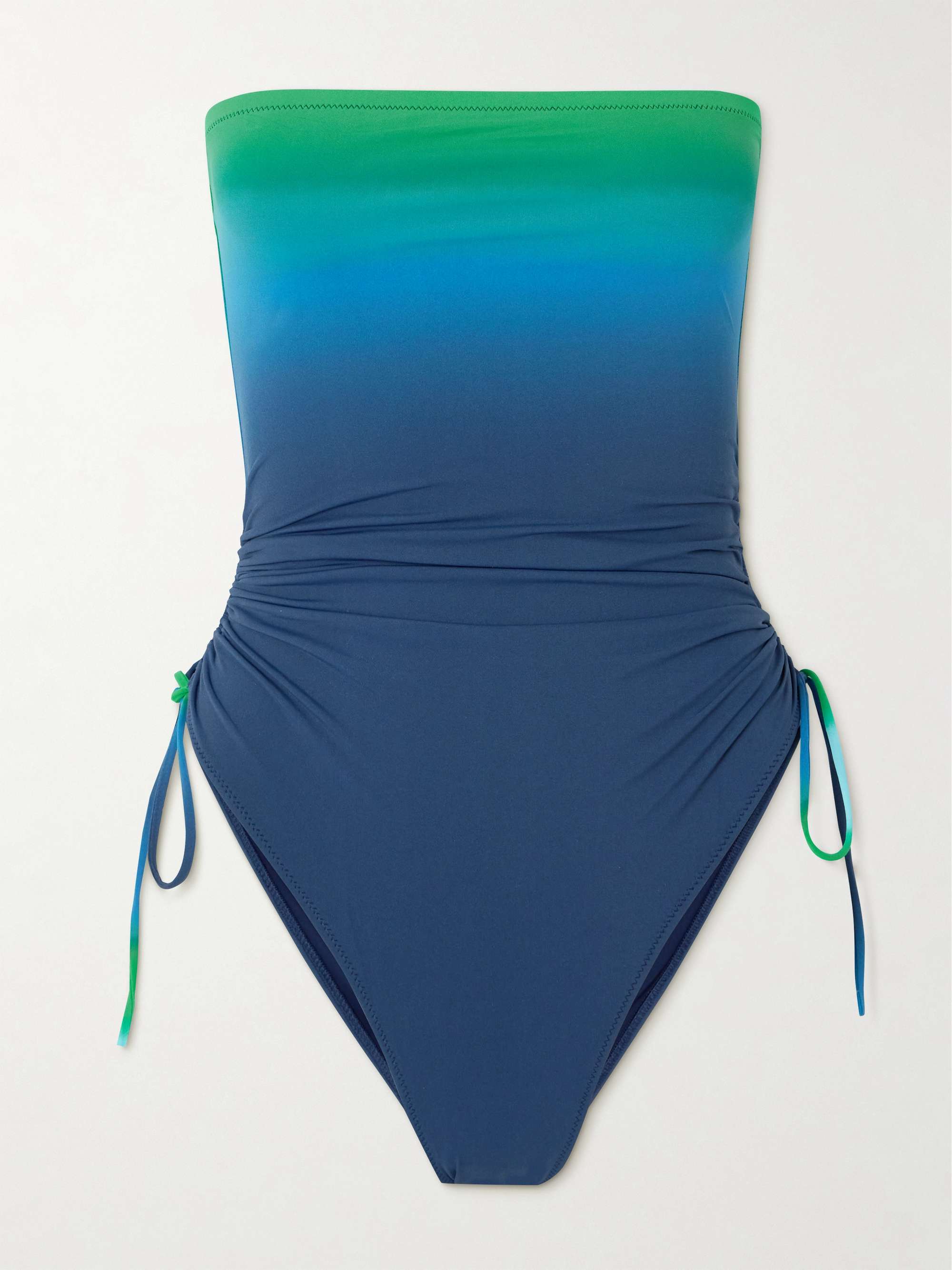 Sessantadue Lagoon strapless dégradé swimsuit view