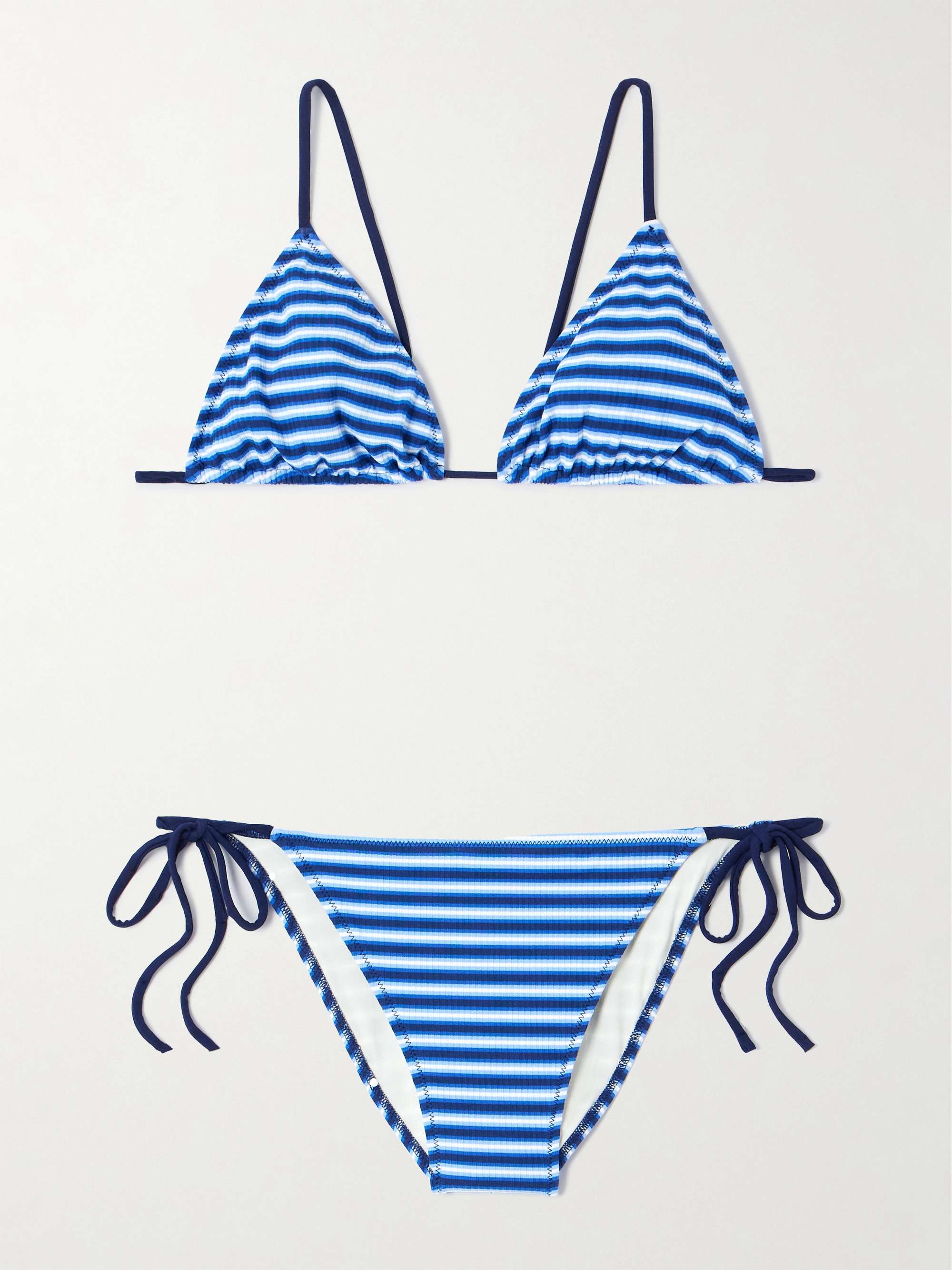 Venti striped triangle bikini view