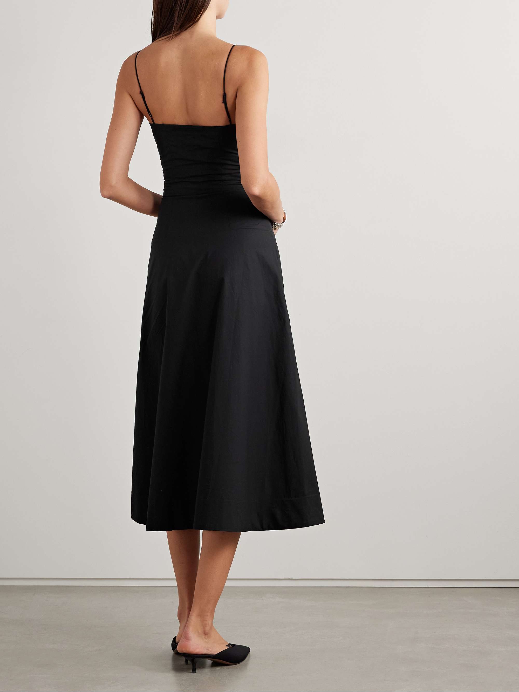 Ostano cotton-poplin midi dress view