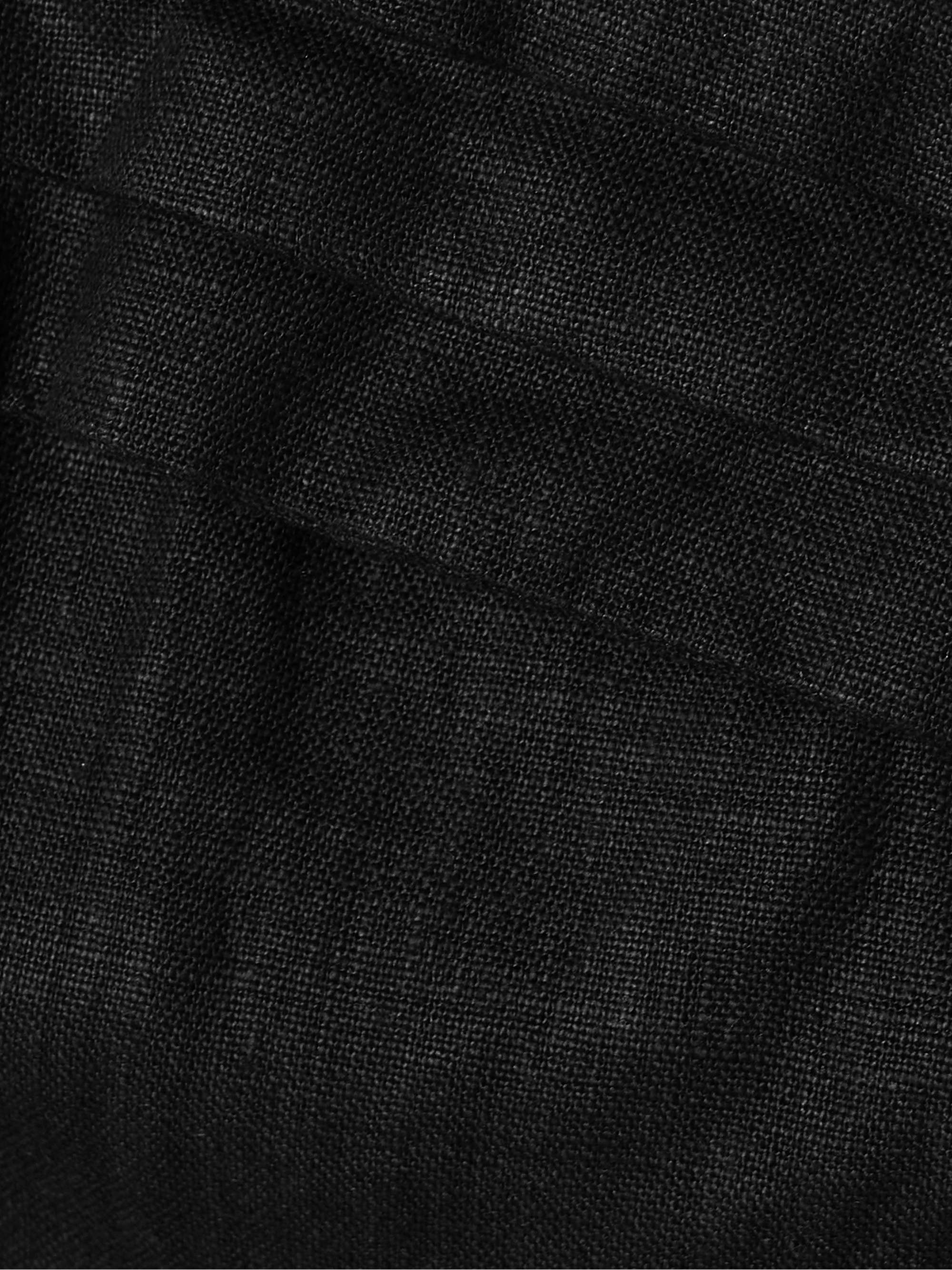 Fleuri strapless linen top view