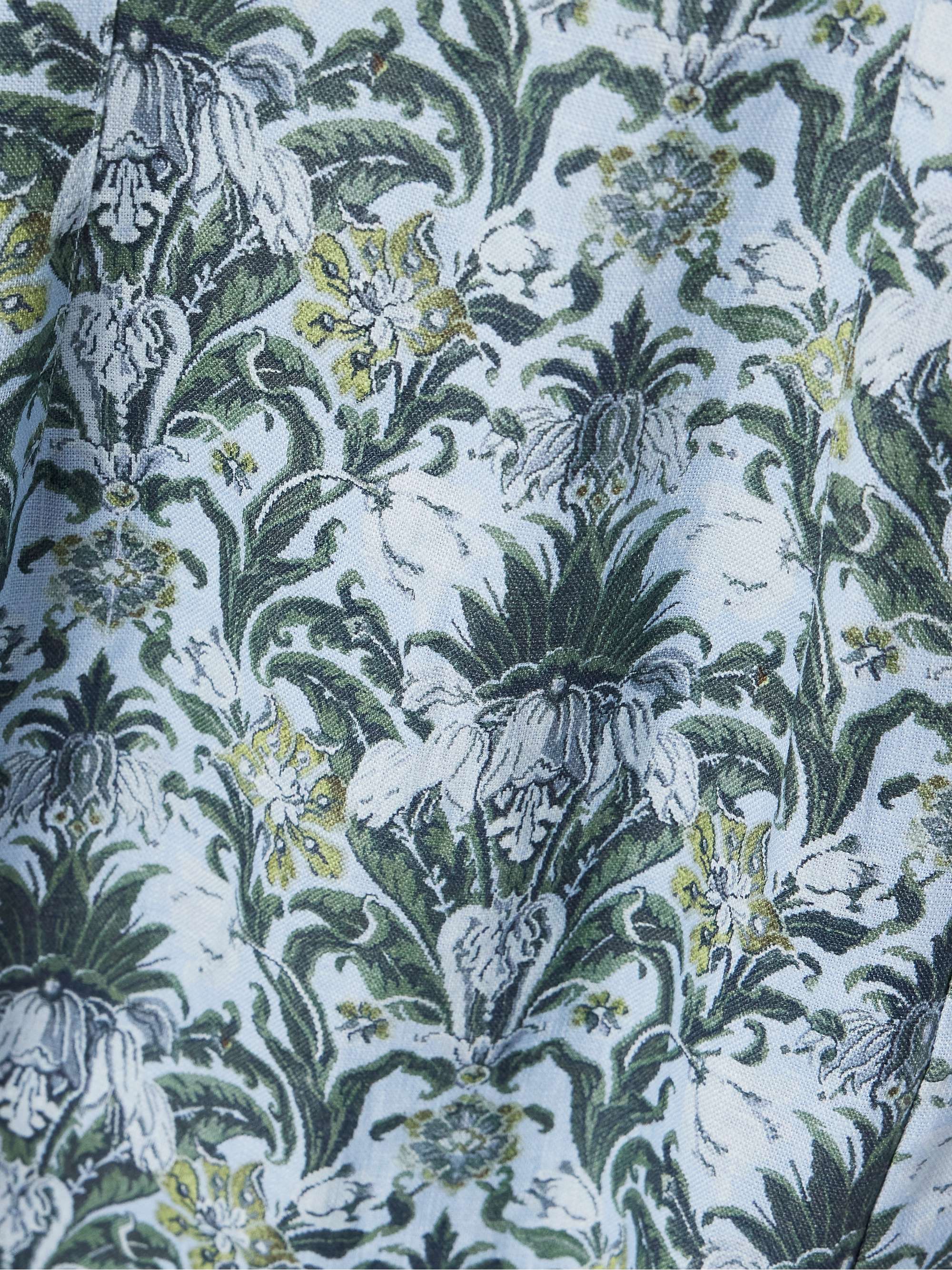 Sanne floral-print linen mini dress view