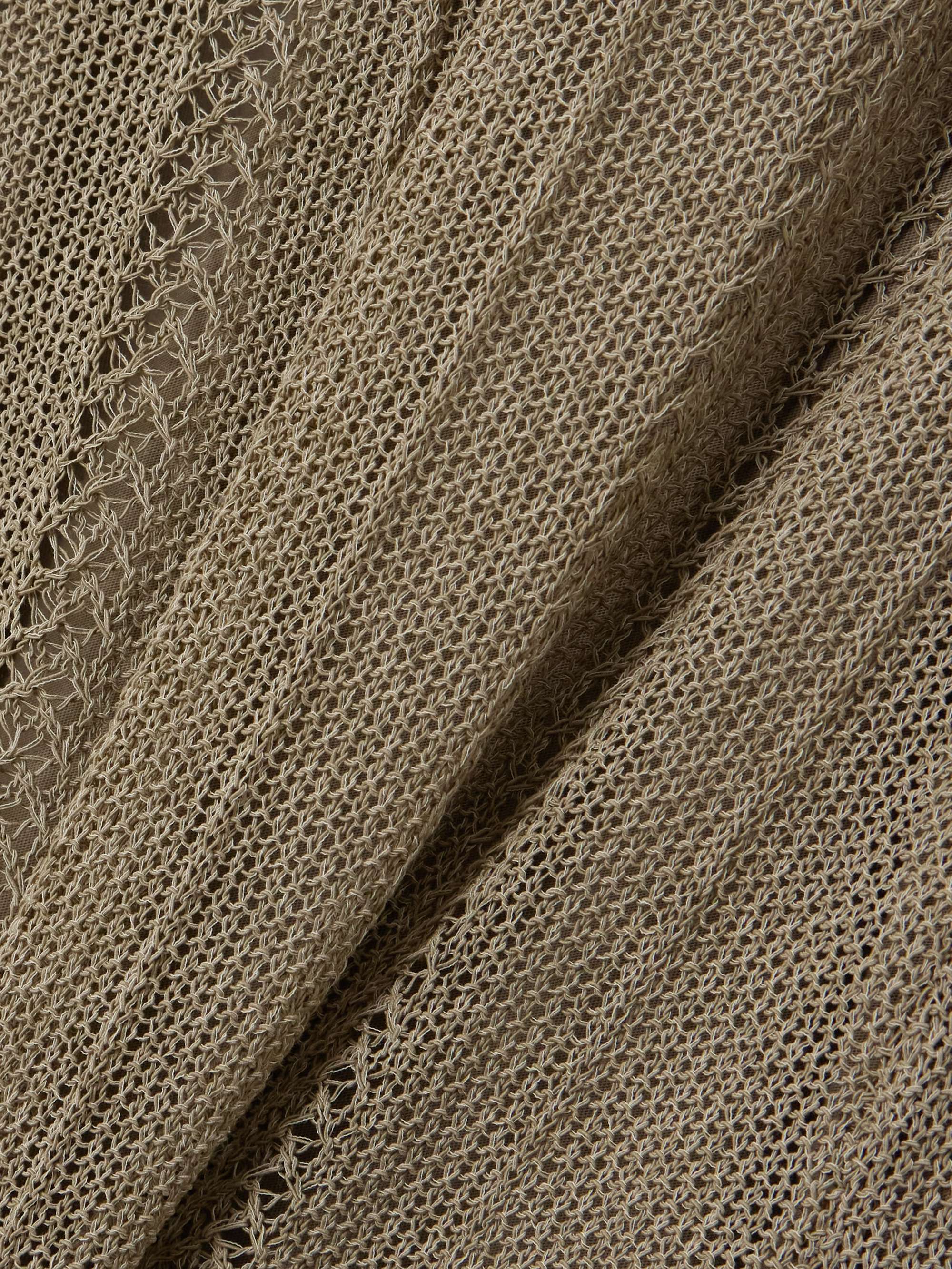 Treillis crocheted cotton-blend maxi dress view