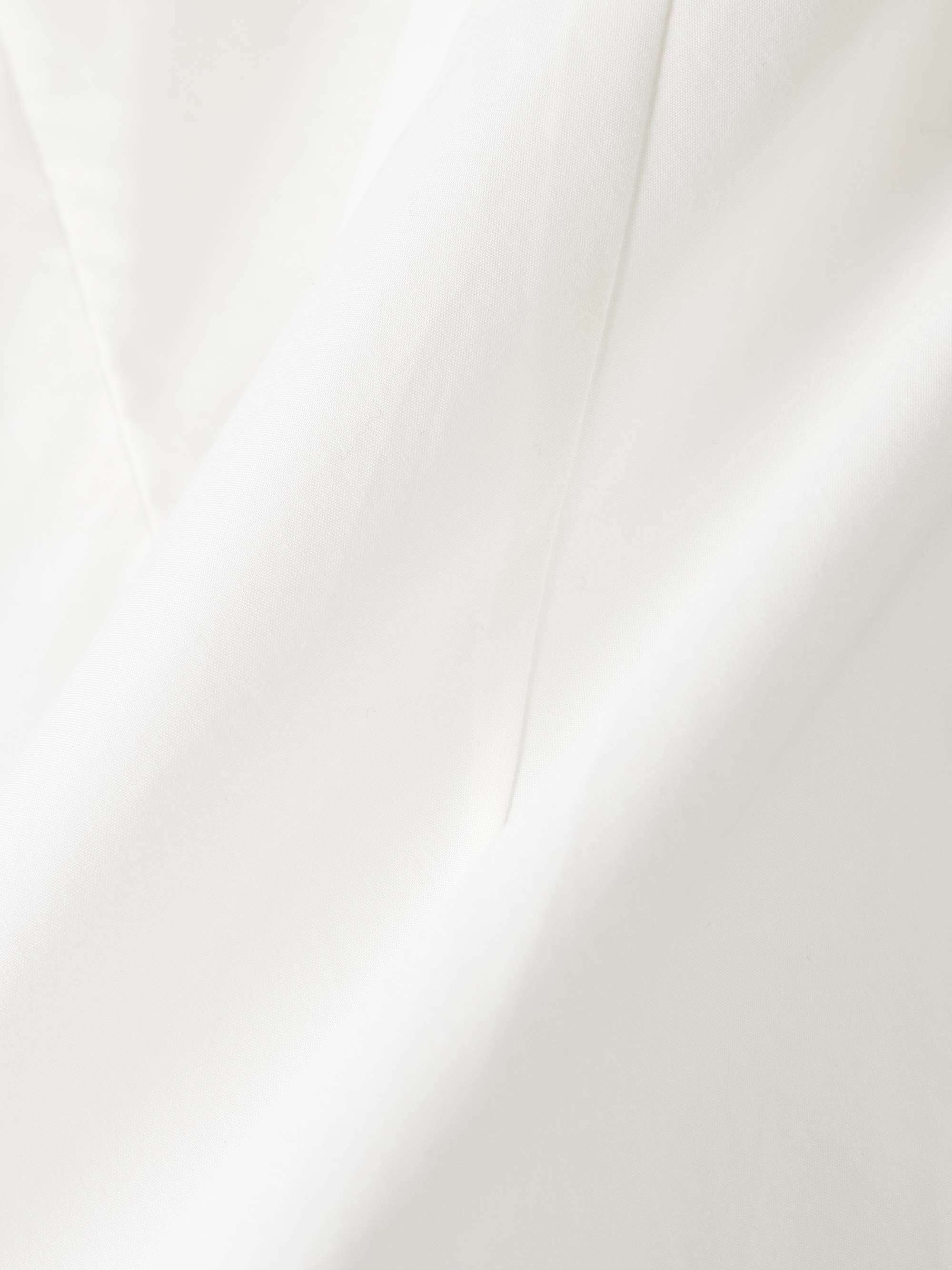 Gathered cotton-poplin tank view
