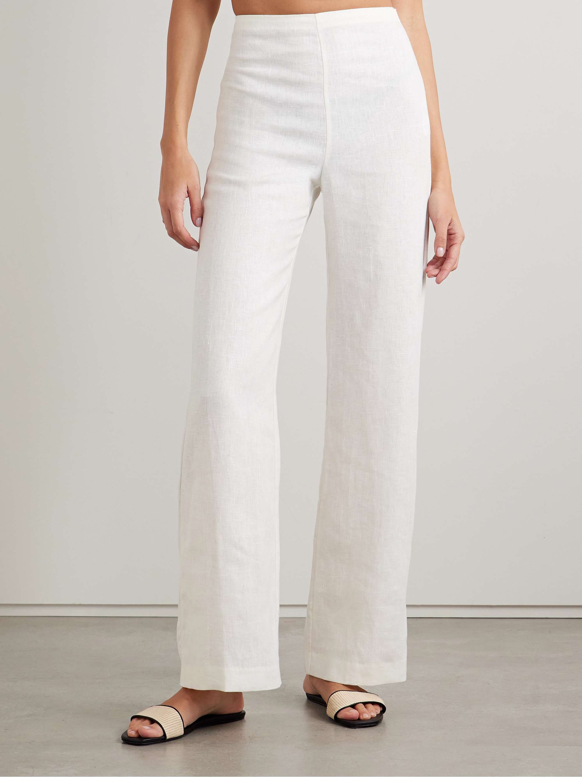 Ilride linen straight-leg pants view
